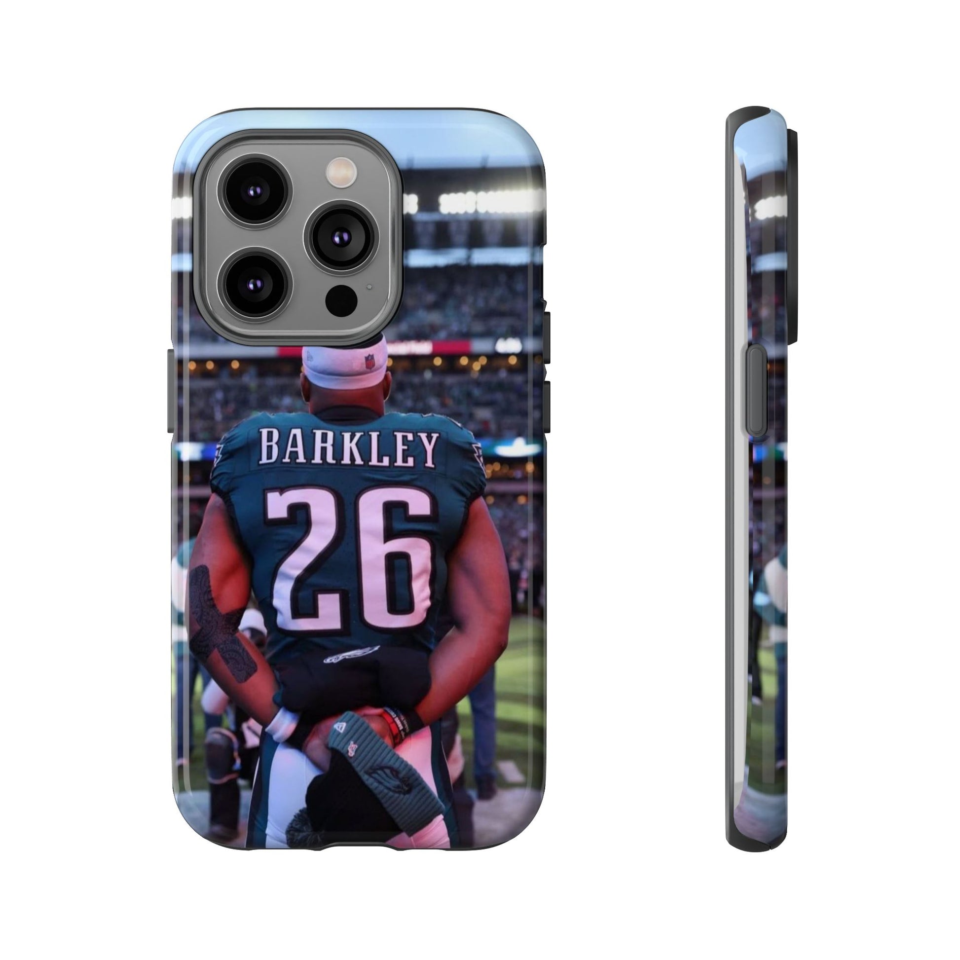 Eagles Football Saquon Barkley Tough Cases for iPhones, Samsung, and Pixel