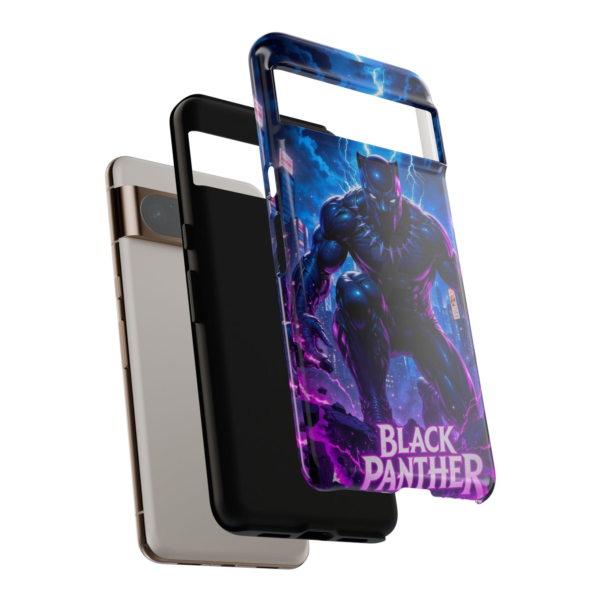 Black Panther Phone Case, Tough Cases for iPhones, Samsung, and Pixel