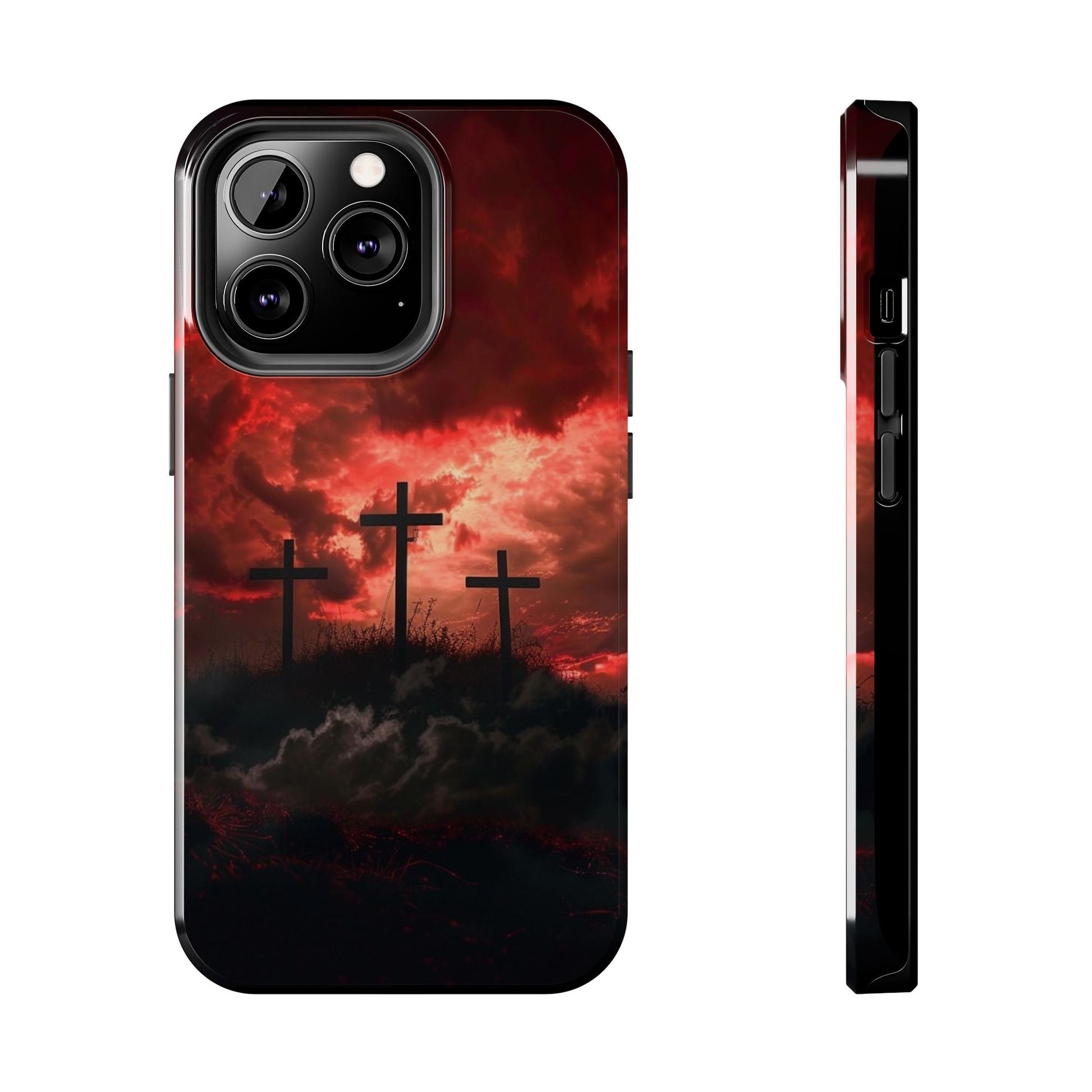 Crosses at Golgotha Christian Cases for iPhones & Samsung Phones