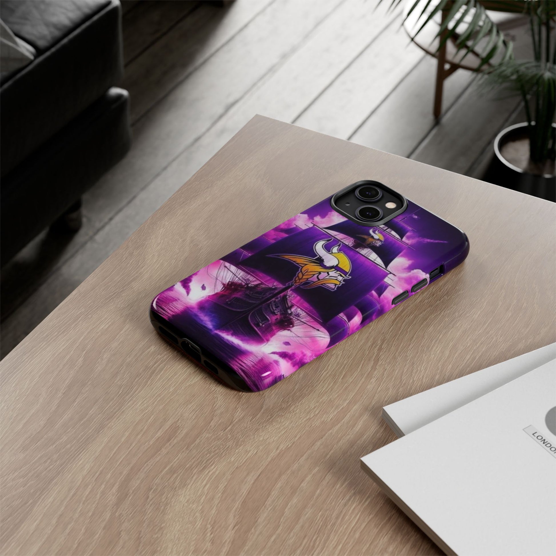 Minnesota Vikings Ship Football Phone Case, Tough Cases for iPhones, Samsung, and Pixel