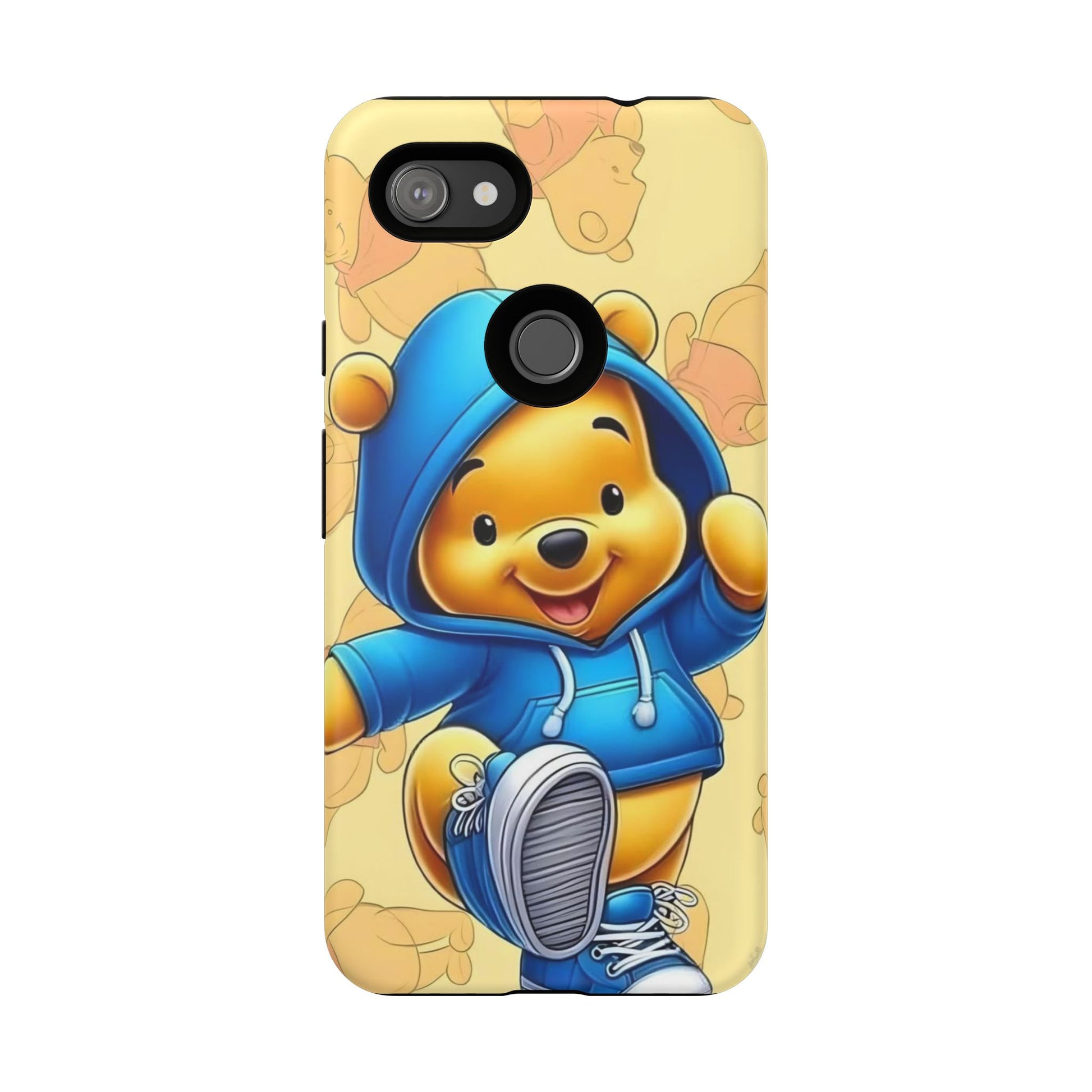 Cute Pooh Bear Phone Case, Tough Case
