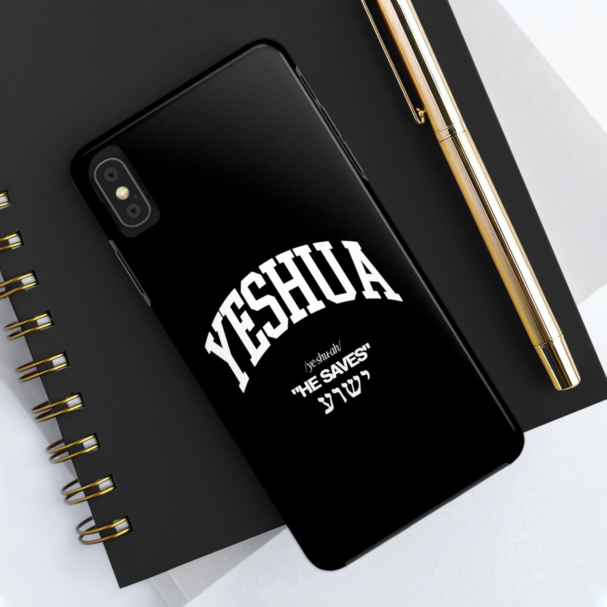 Yeshua He Saves Christian Theme Phone Cases for iPhones & Samsung Phones