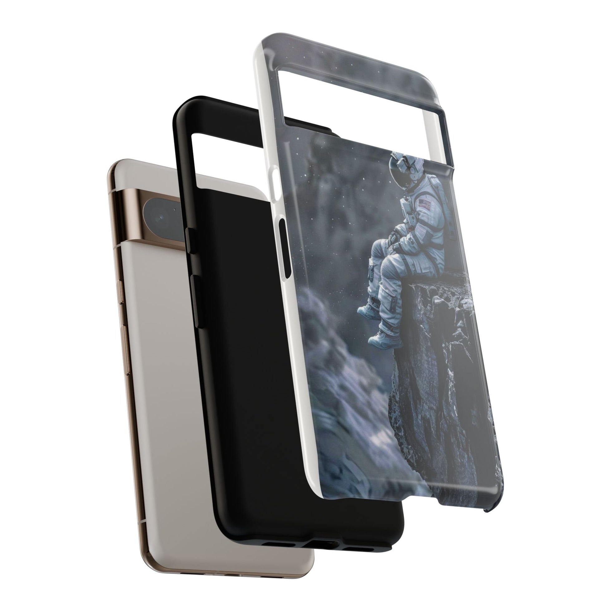 Cool Astronaut Tough Cases for iPhones, Samsung, and Pixel