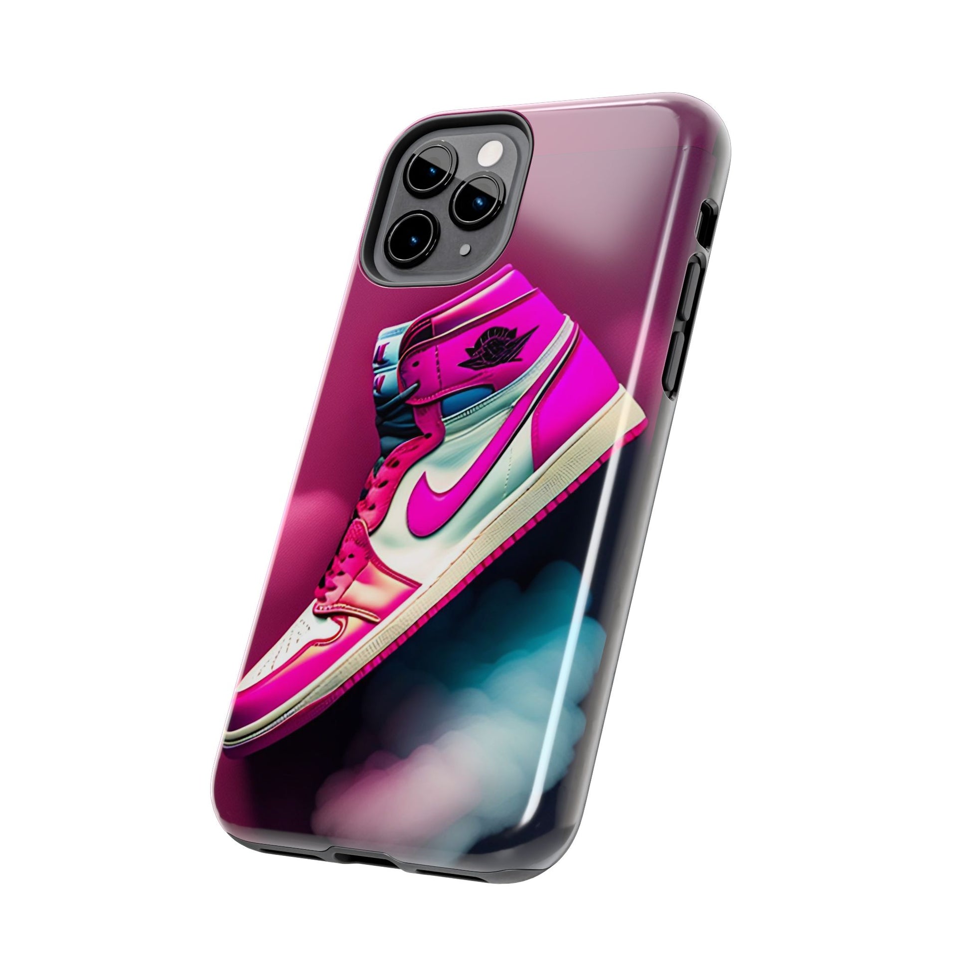 Pink Jordan Sneakers Phone Cases for iPhones & Samsung Phones