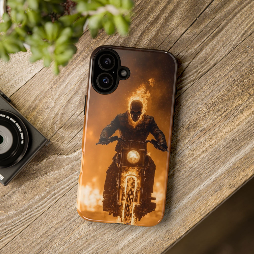 Marvel's Ghostrider Tough Cases for iPhones, Samsung, and Pixel