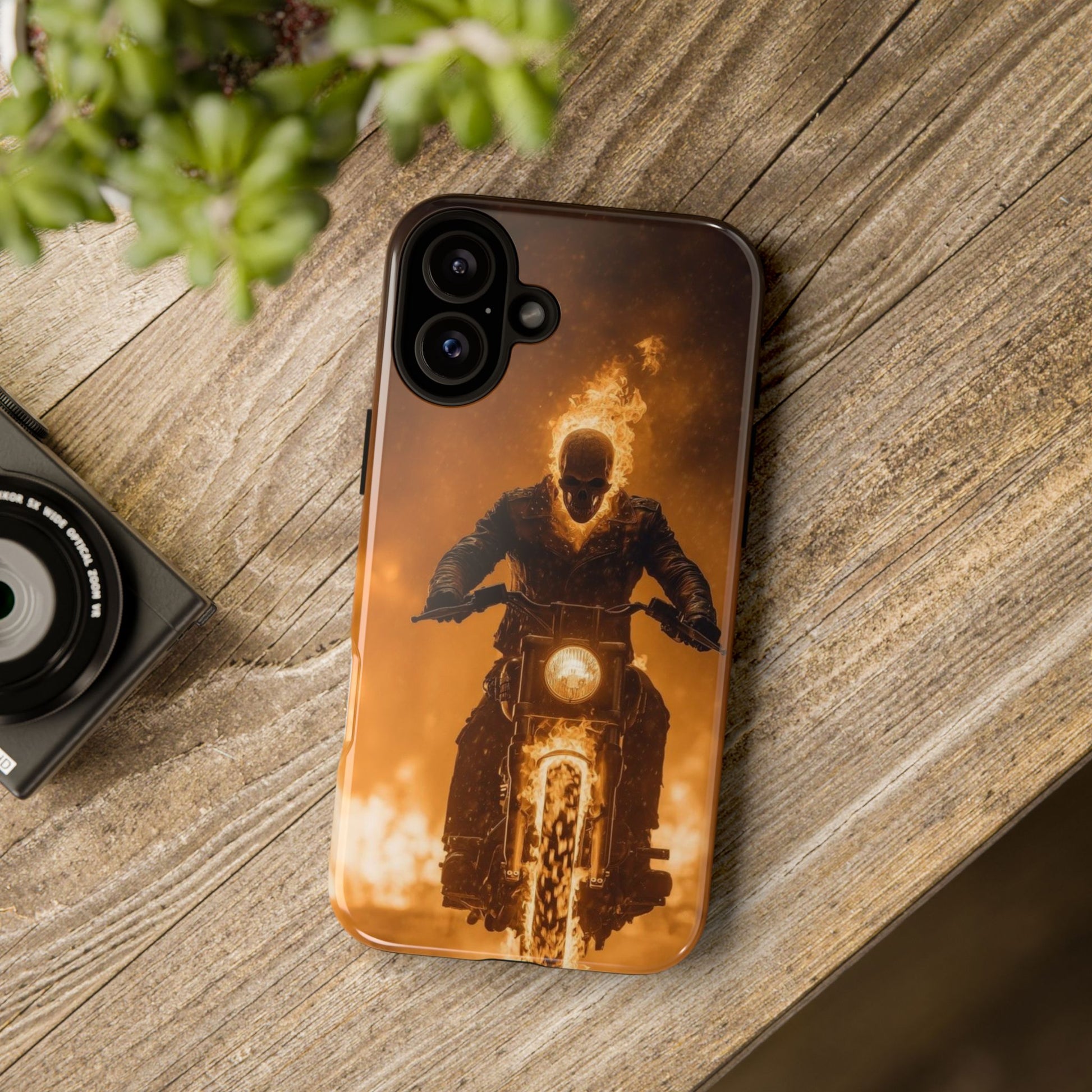 Marvel's Ghostrider Tough Cases for iPhones, Samsung, and Pixel
