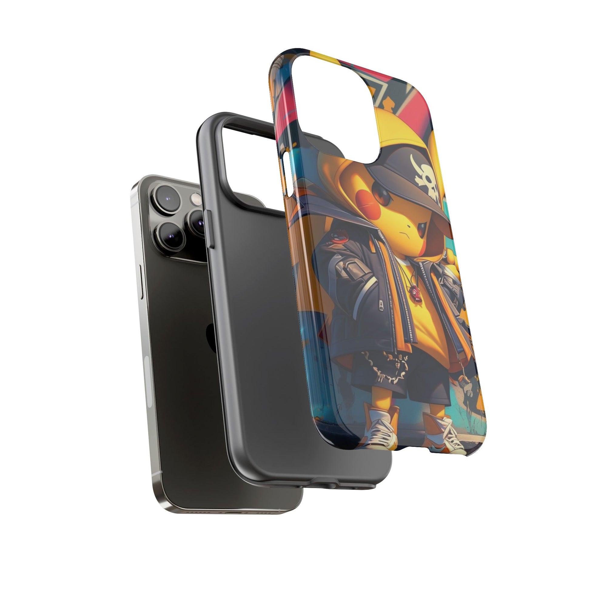 Cute Poke Bear Phone Case, Tough Cases for iPhones, Samsung, and Pixel