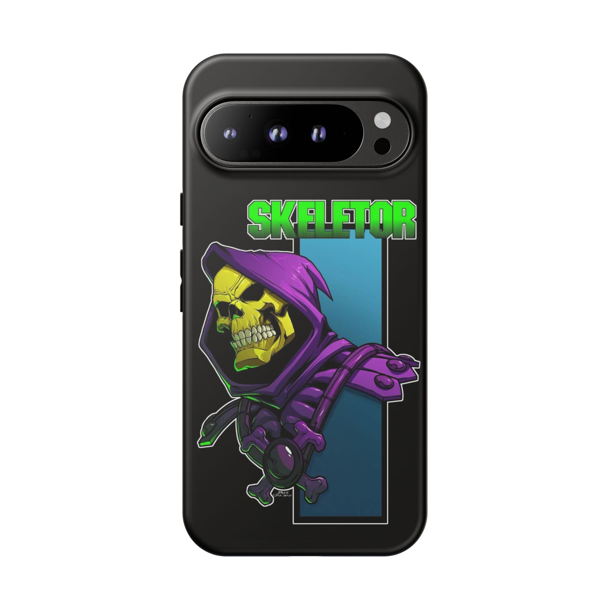 Skeletor Tough Cases for iPhones, Samsung, and Pixel