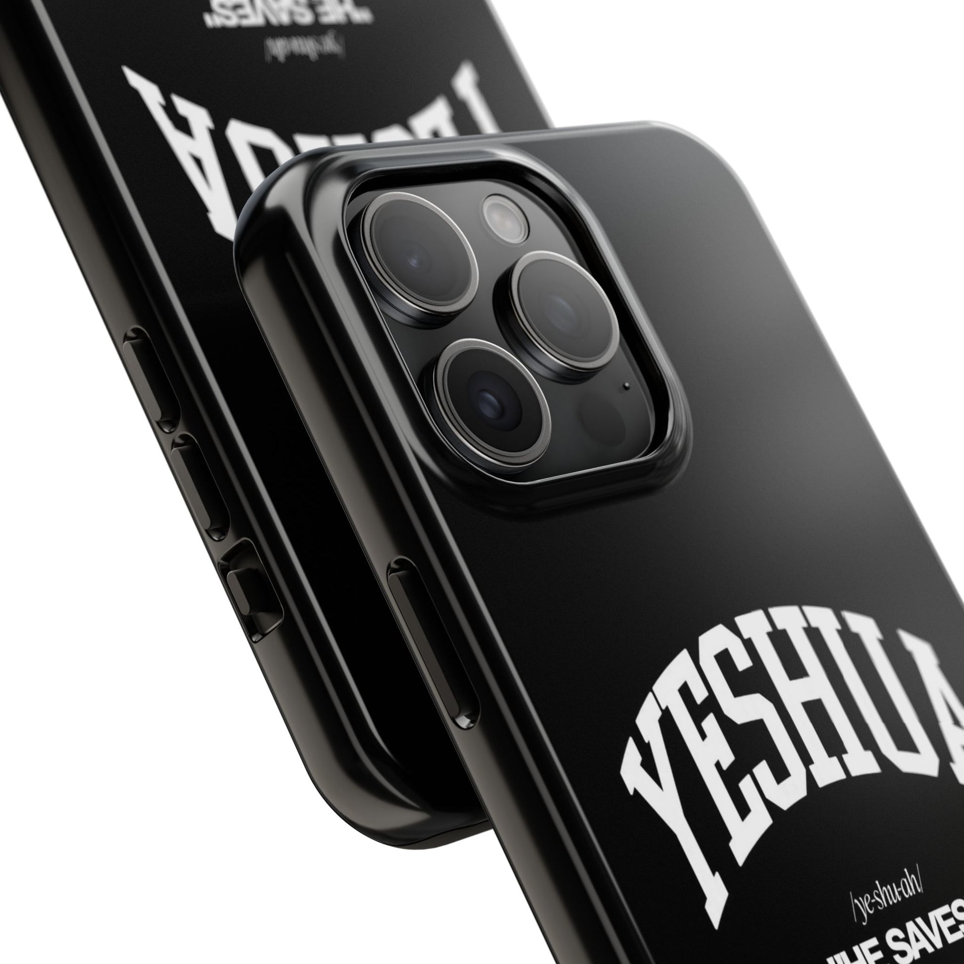 Yeshua He Saves Christian Theme Phone Cases for iPhones & Samsung Phones