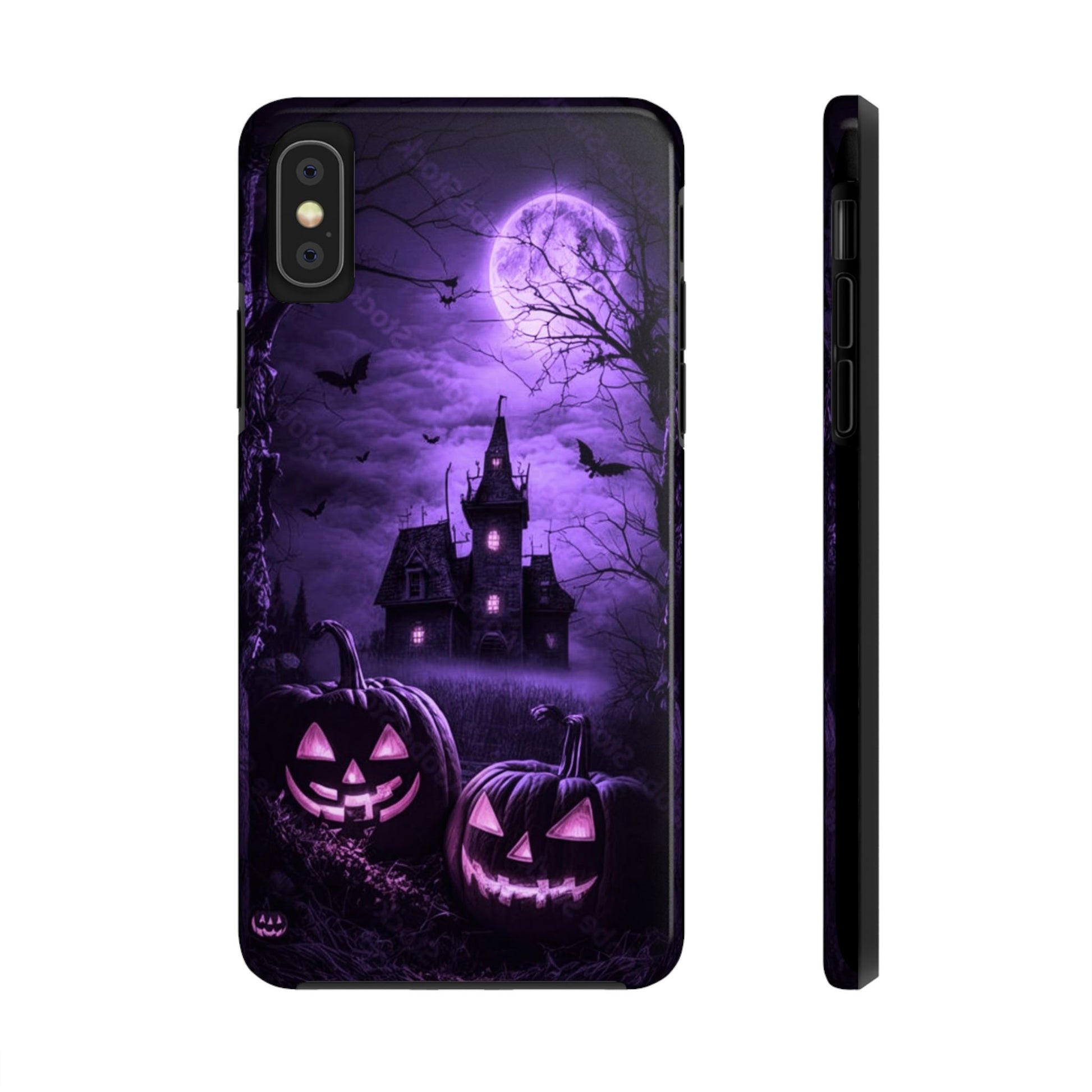 Haunted House Halloween Theme Phone Cases for iPhones & Samsung Phones