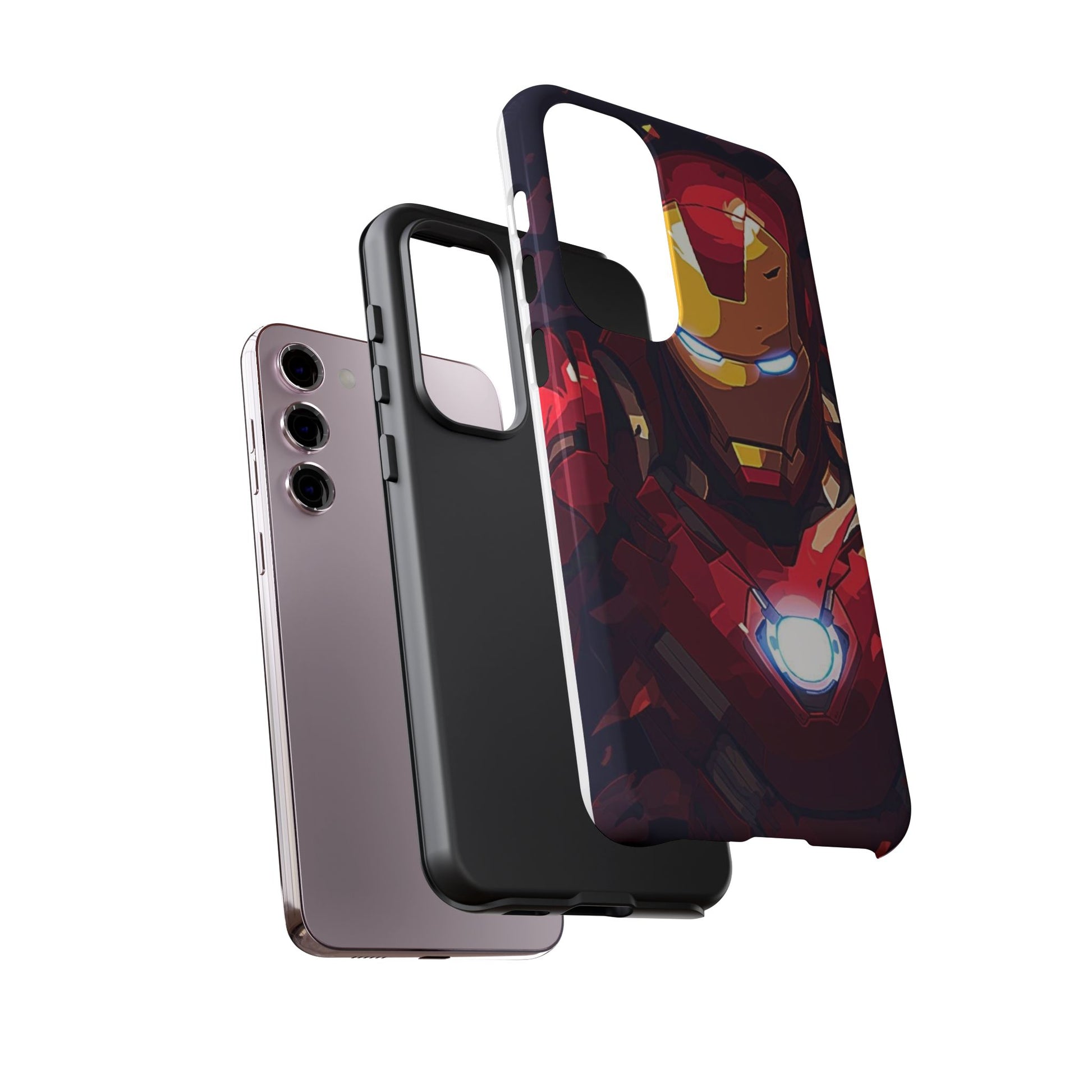 Invincible Iron Man Tough Cases for iPhones, Samsung, and Pixel