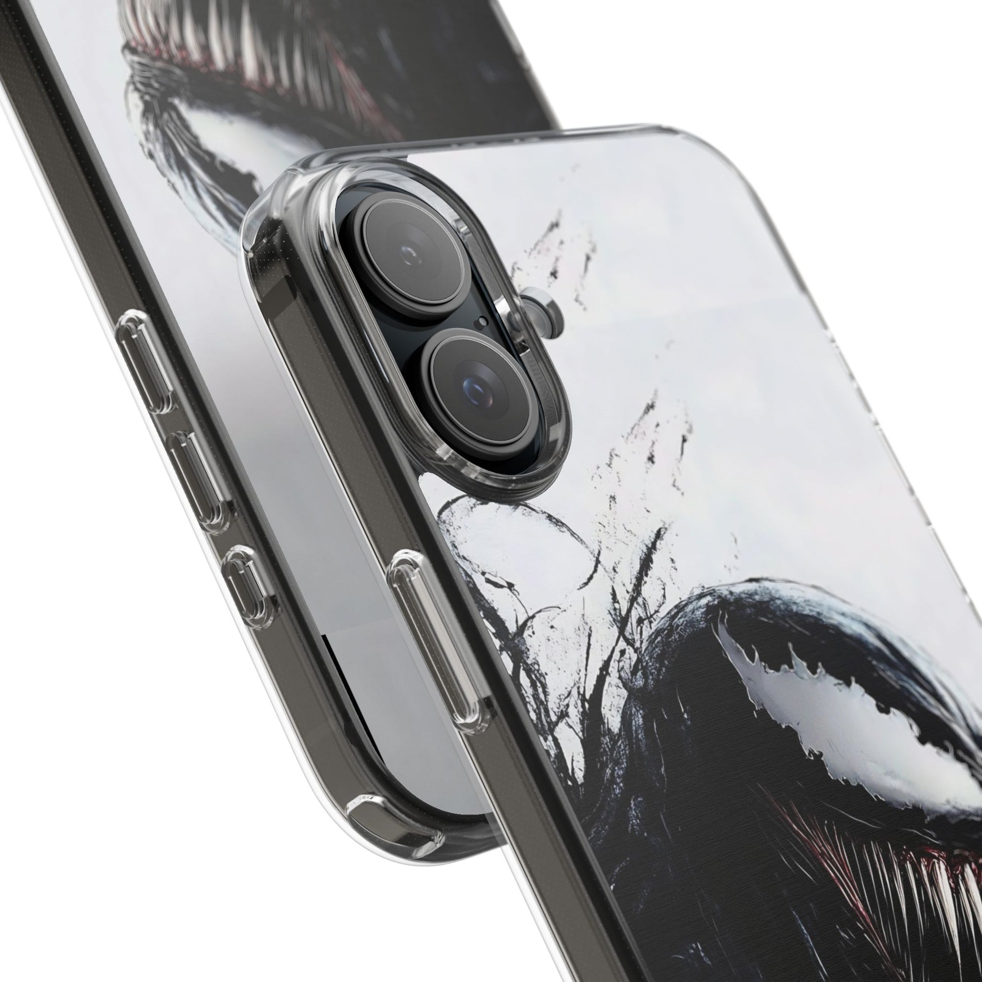 Phone Case, Venom Villain Comic Book Themed Clear Case for Select Phones,