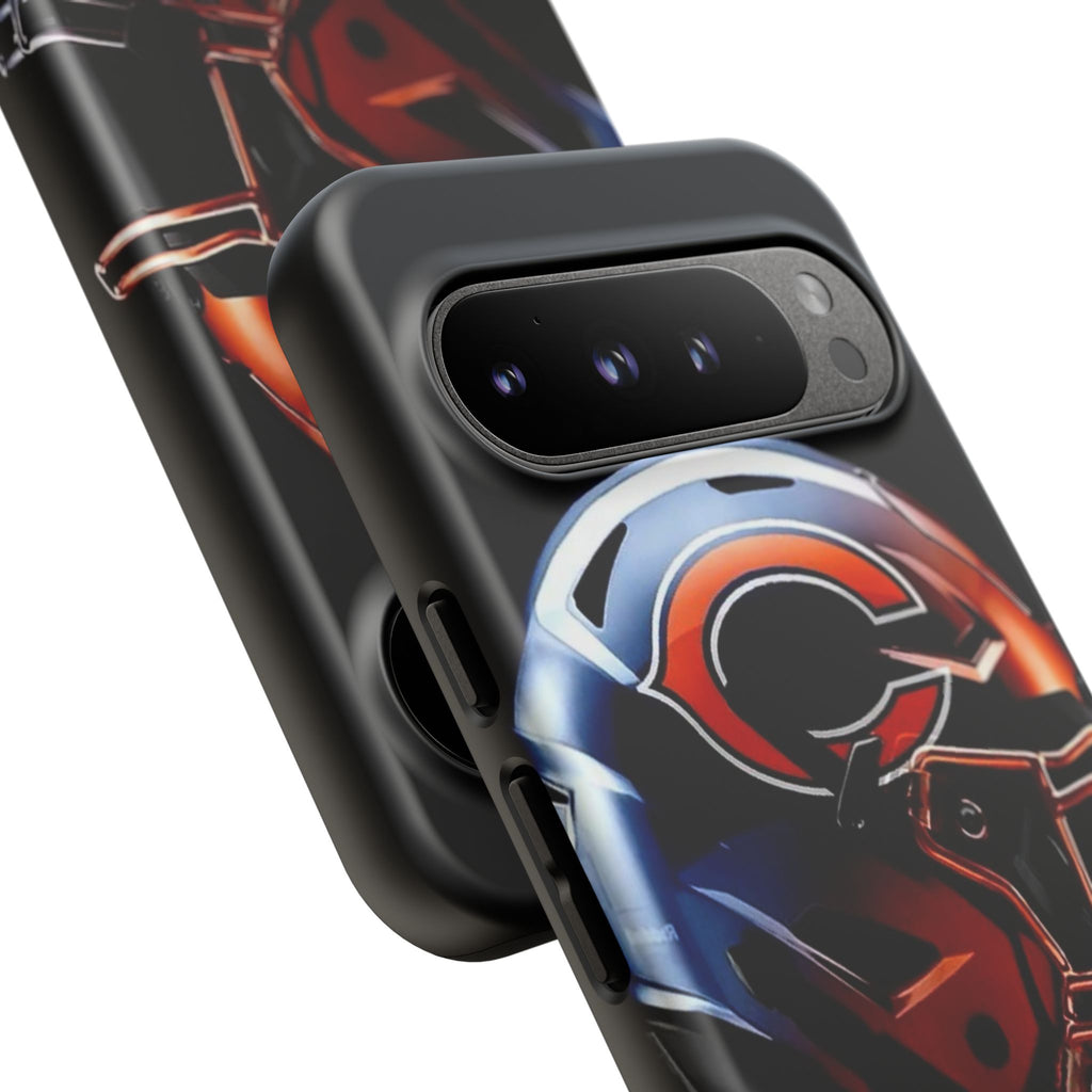 Football Helmet Chicago Bears Phone Case, Tough Cases for iPhones, Samsung, and Pixel