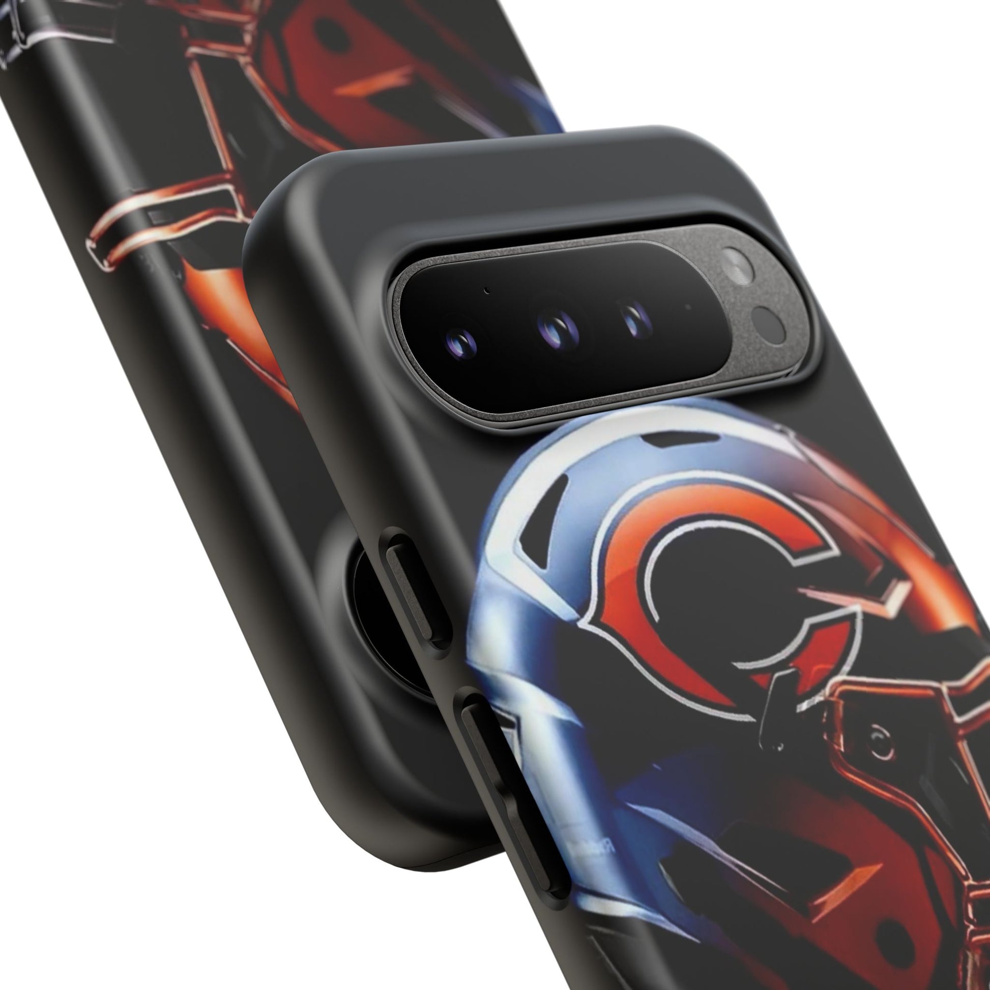 Football Helmet Chicago Bears Phone Case, Tough Cases for iPhones, Samsung, and Pixel