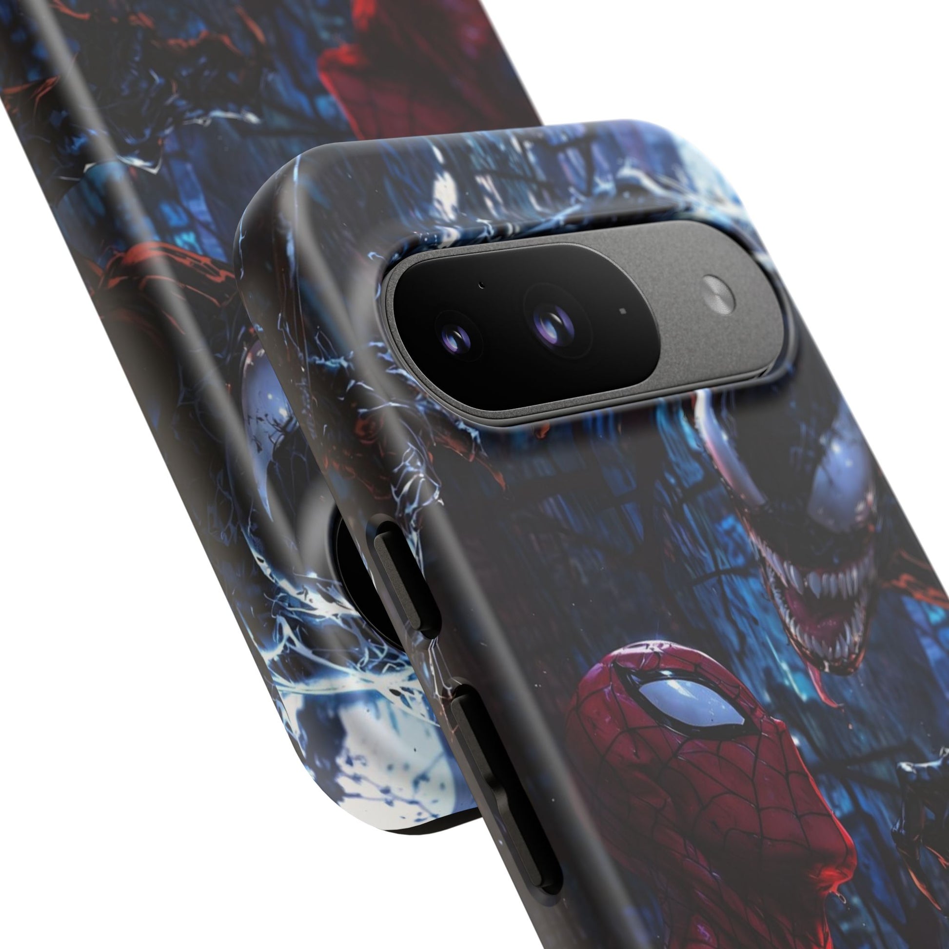 Venom x Spiderman Phone Case, Tough Cases for iPhones, Samsung, and Pixel