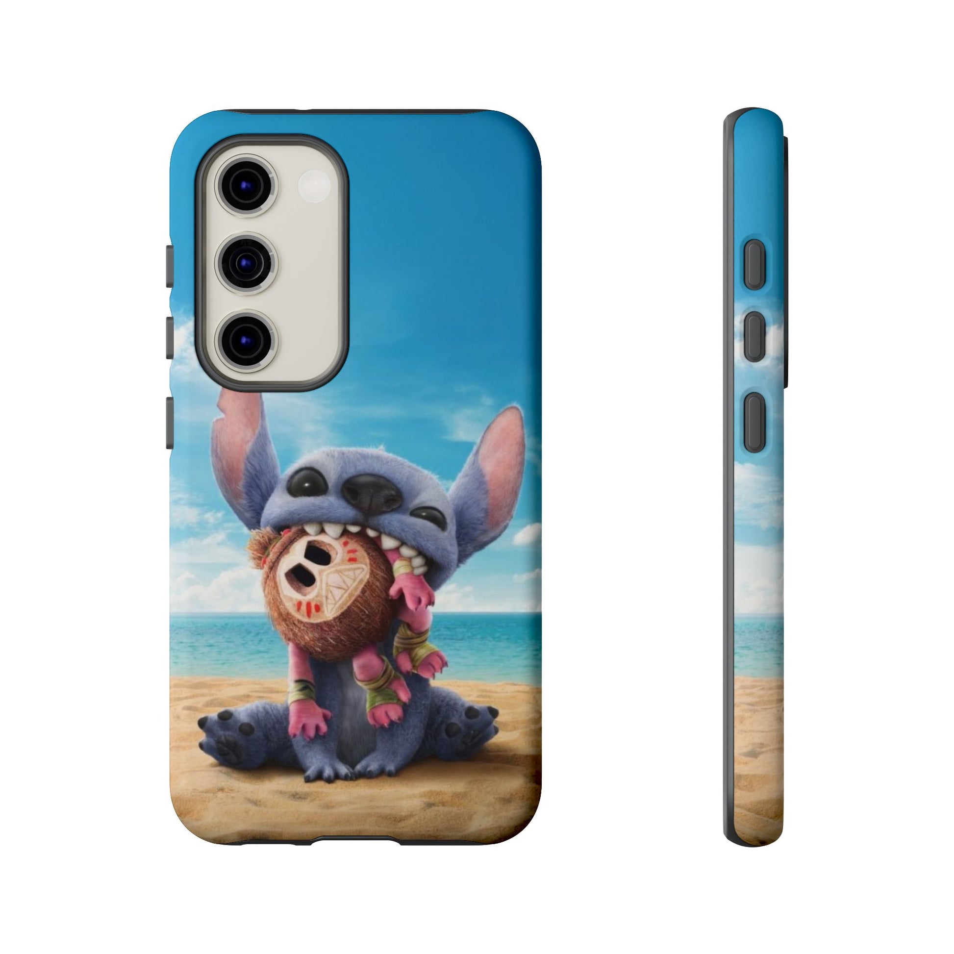 Stitch Beach Sunset Landscape Phone Case for iPhone, Samsung Galaxy, & Pixel Phones