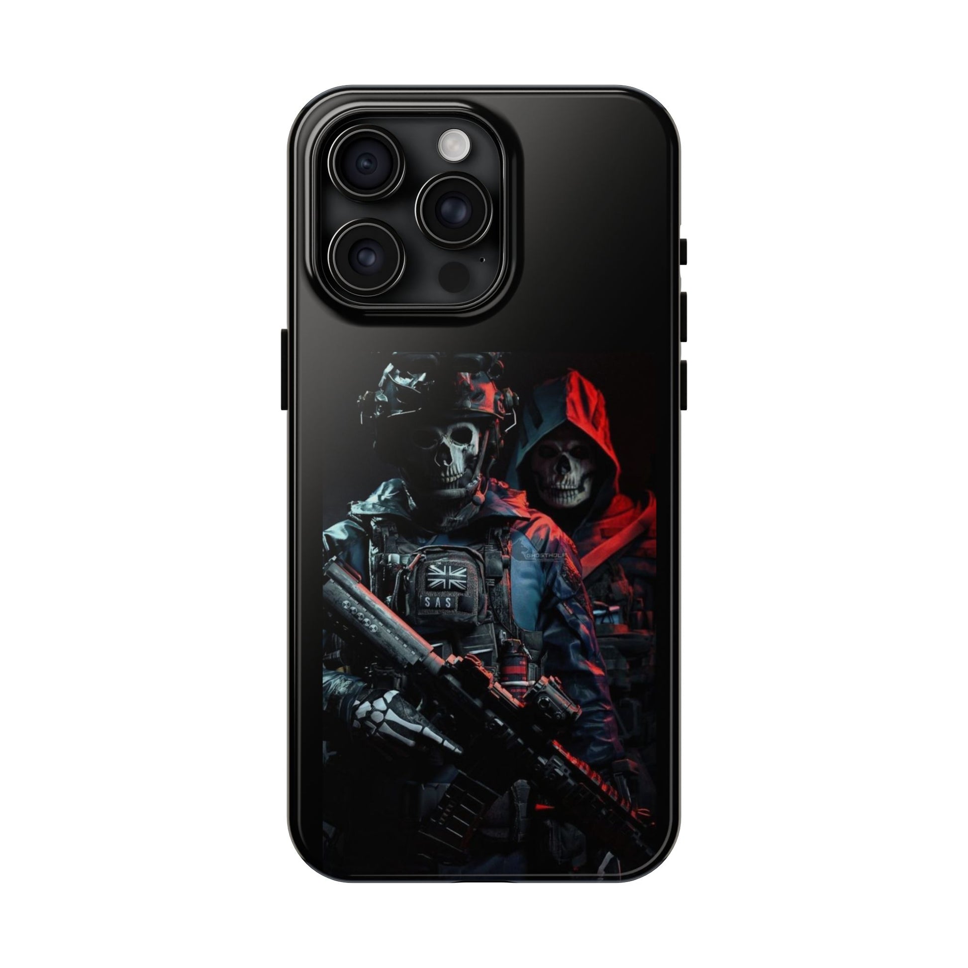 COD Ghost Gamer Phone Cases for Iphones & Samsung Phones