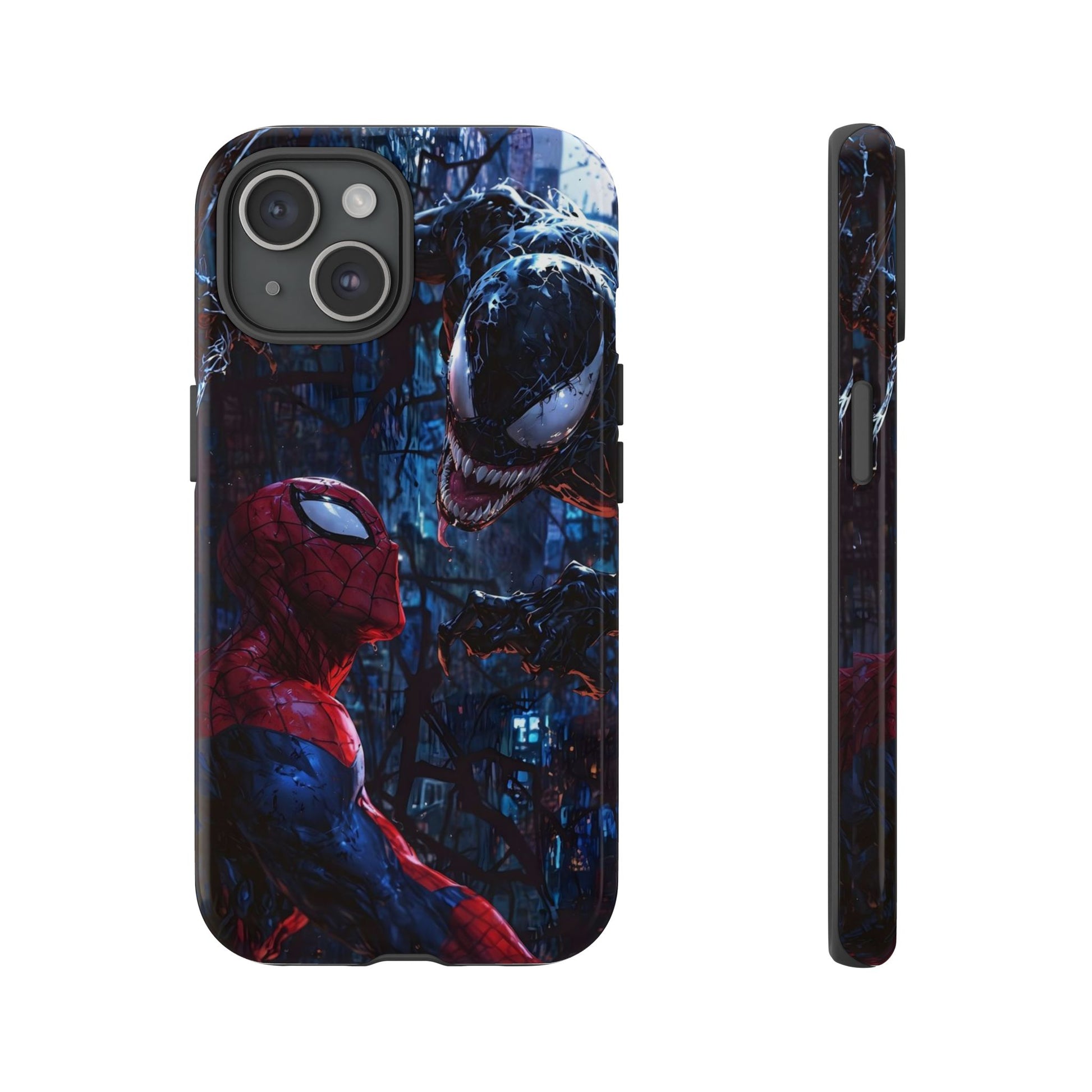 Venom x Spiderman Phone Case, Tough Cases for iPhones, Samsung, and Pixel