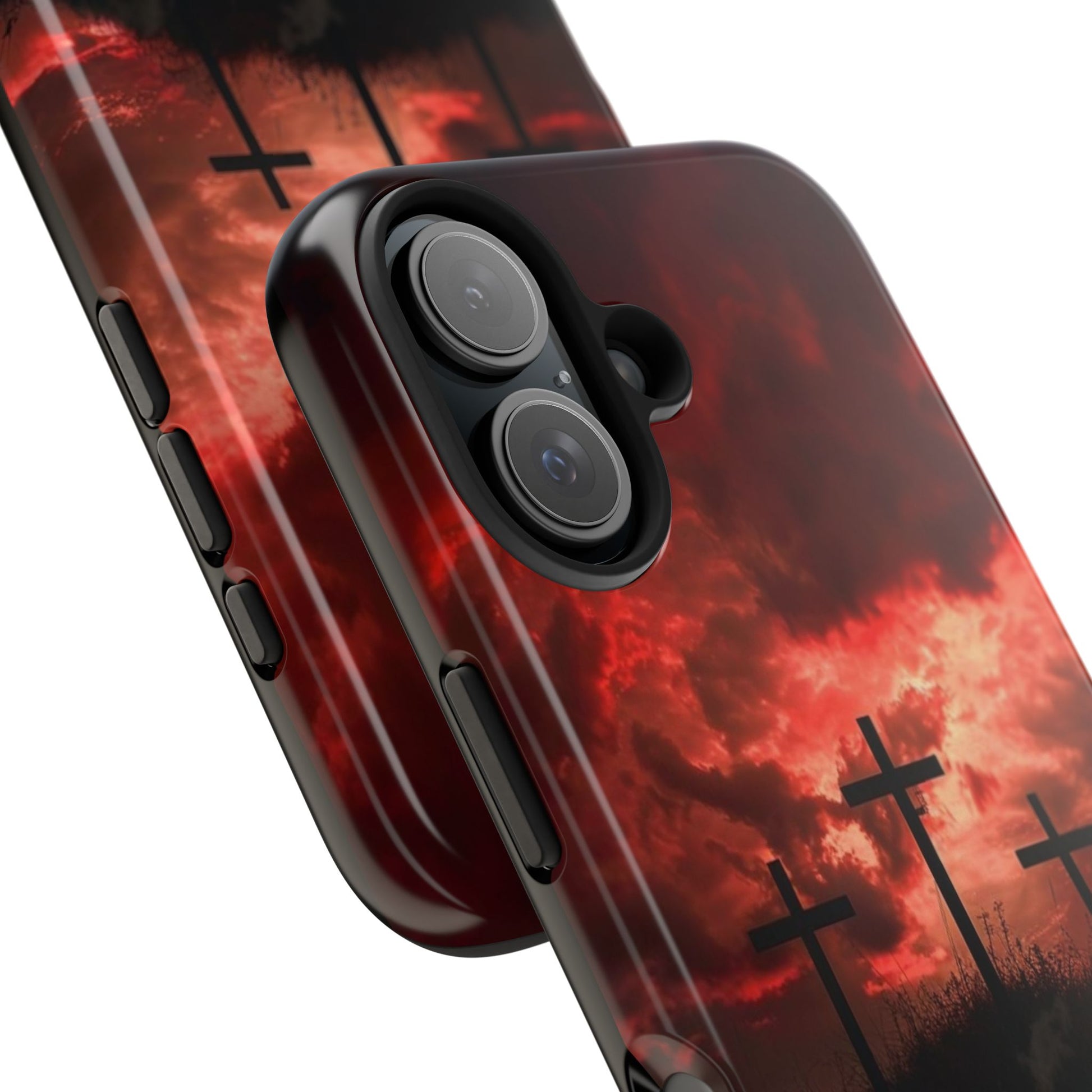 Crosses at Golgotha Christian Cases for iPhones & Samsung Phones