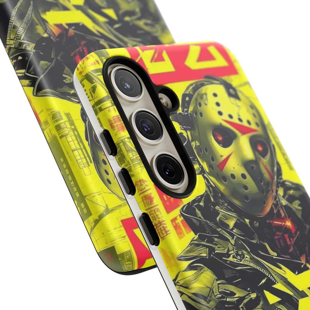 Cyberpunk X Jason Voorhees Tough Cases for iPhones, Samsung, and Pixel
