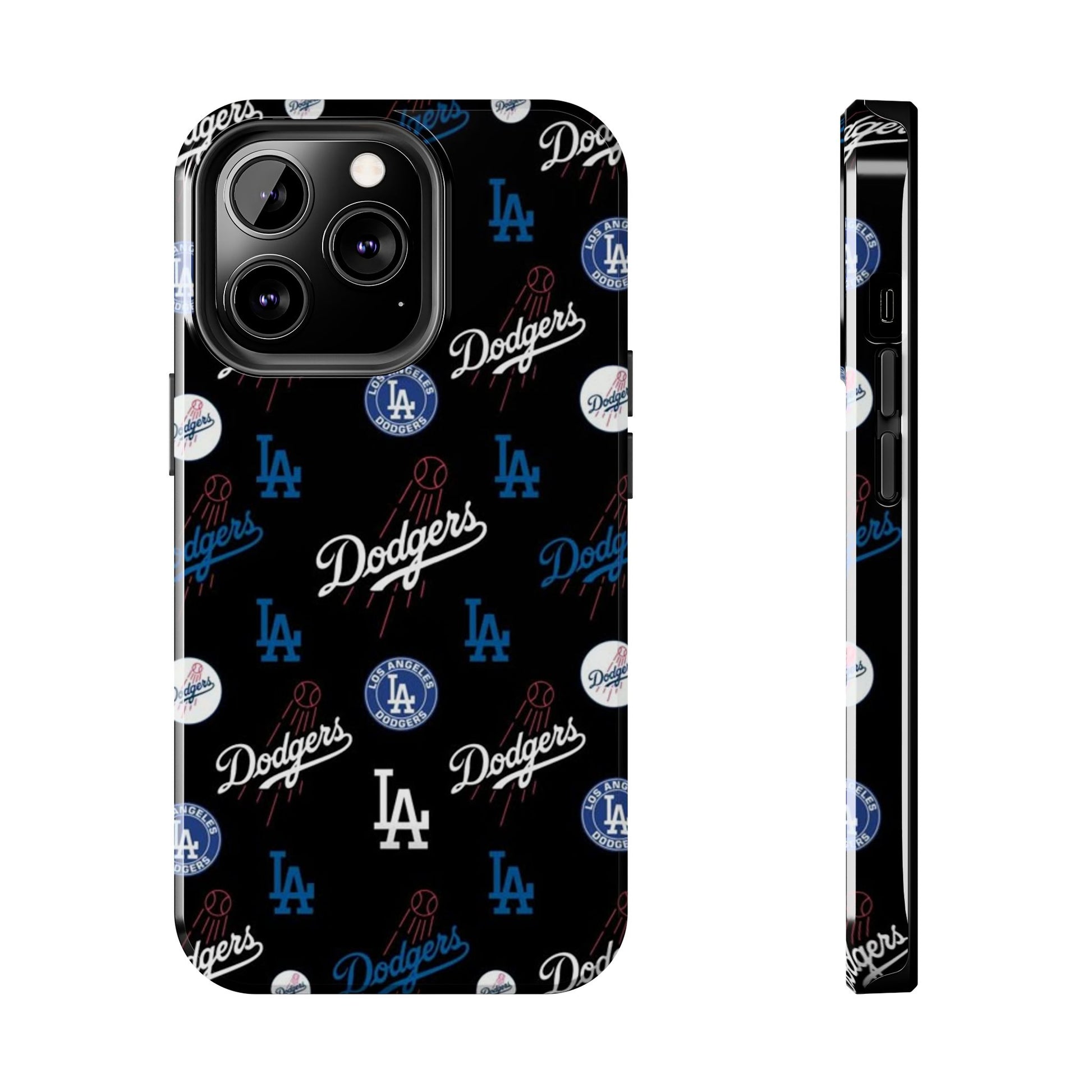 Dodgers Baseball Pattern Phone Cases for Iphones & Samsung Phones Durable