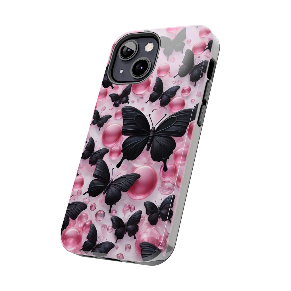 Pearls and Butterflies Theme Phone Cases for iPhones & Samsung Phones