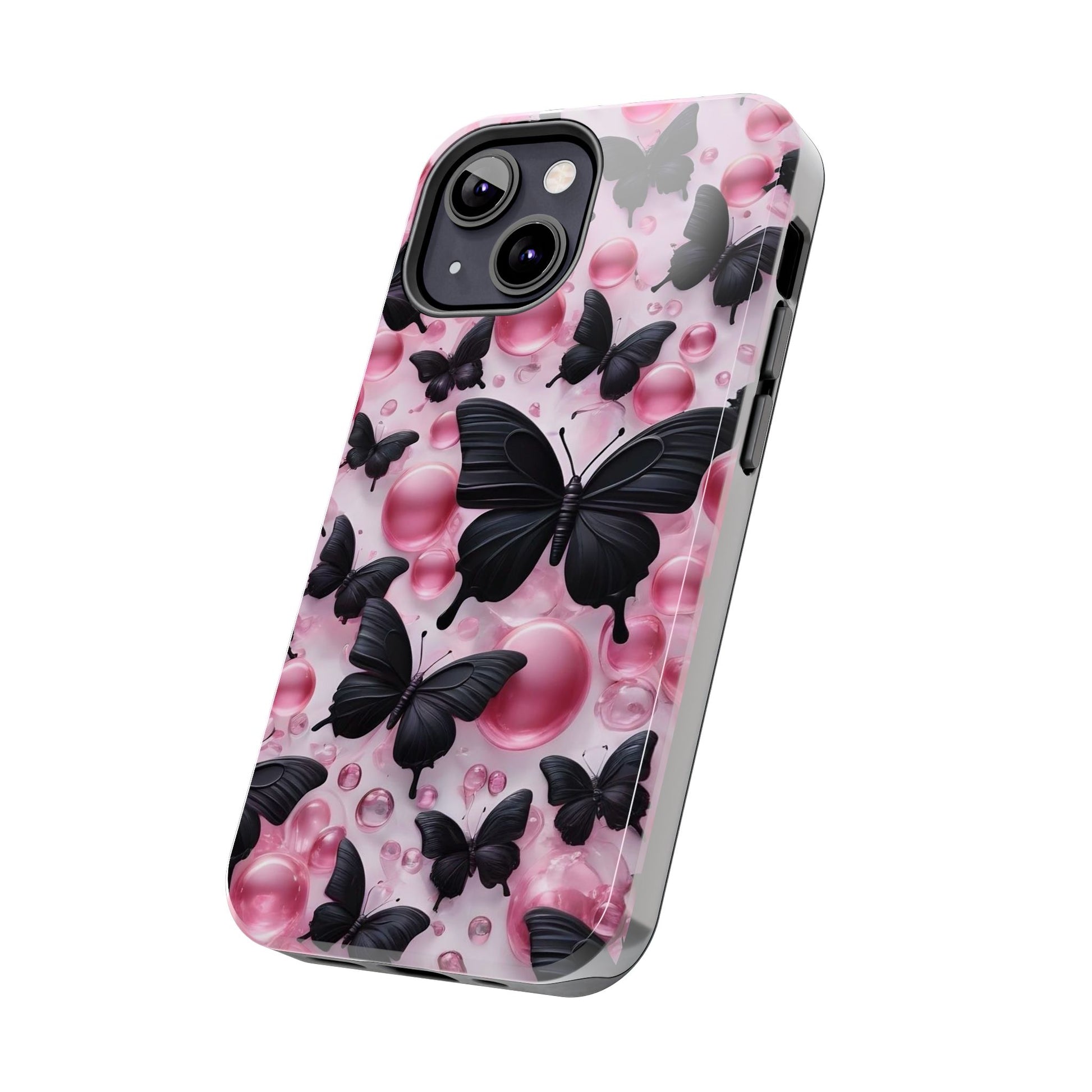 Pearls and Butterflies Theme Phone Cases for iPhones & Samsung Phones