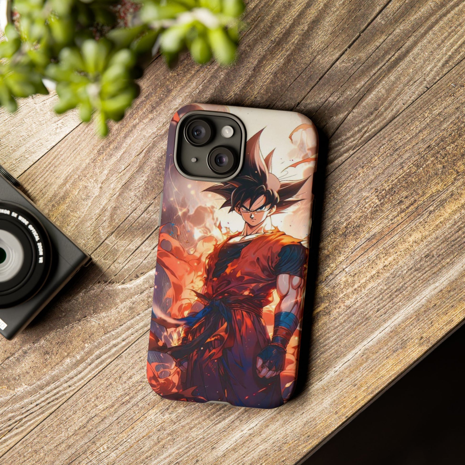 Anime Manga Dragon Ball Z Goku Tough Cases for iPhones, Samsung, and Pixel