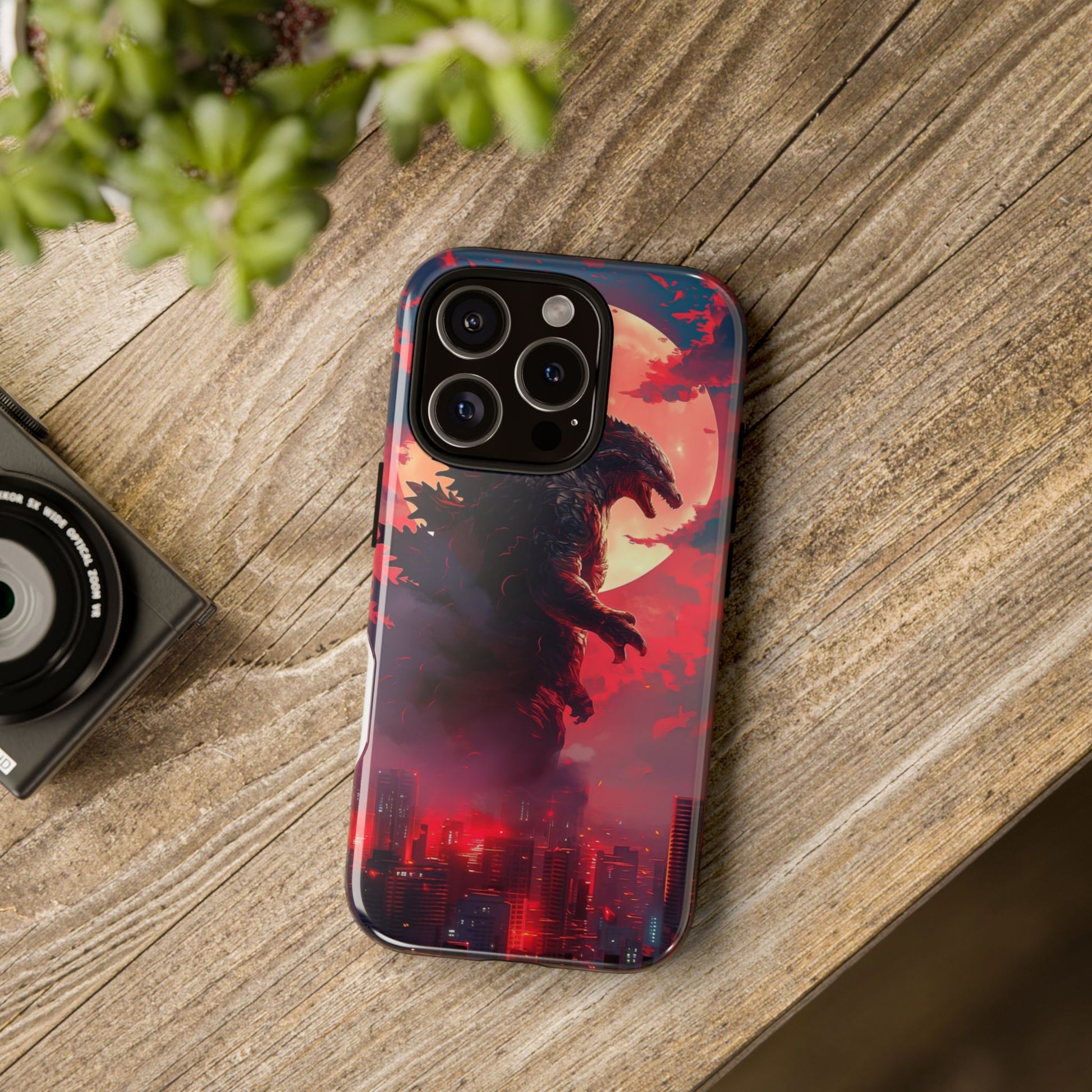 King of Monsters Godzilla Tough Phone Cases for iPhones, Samsung, and Pixel