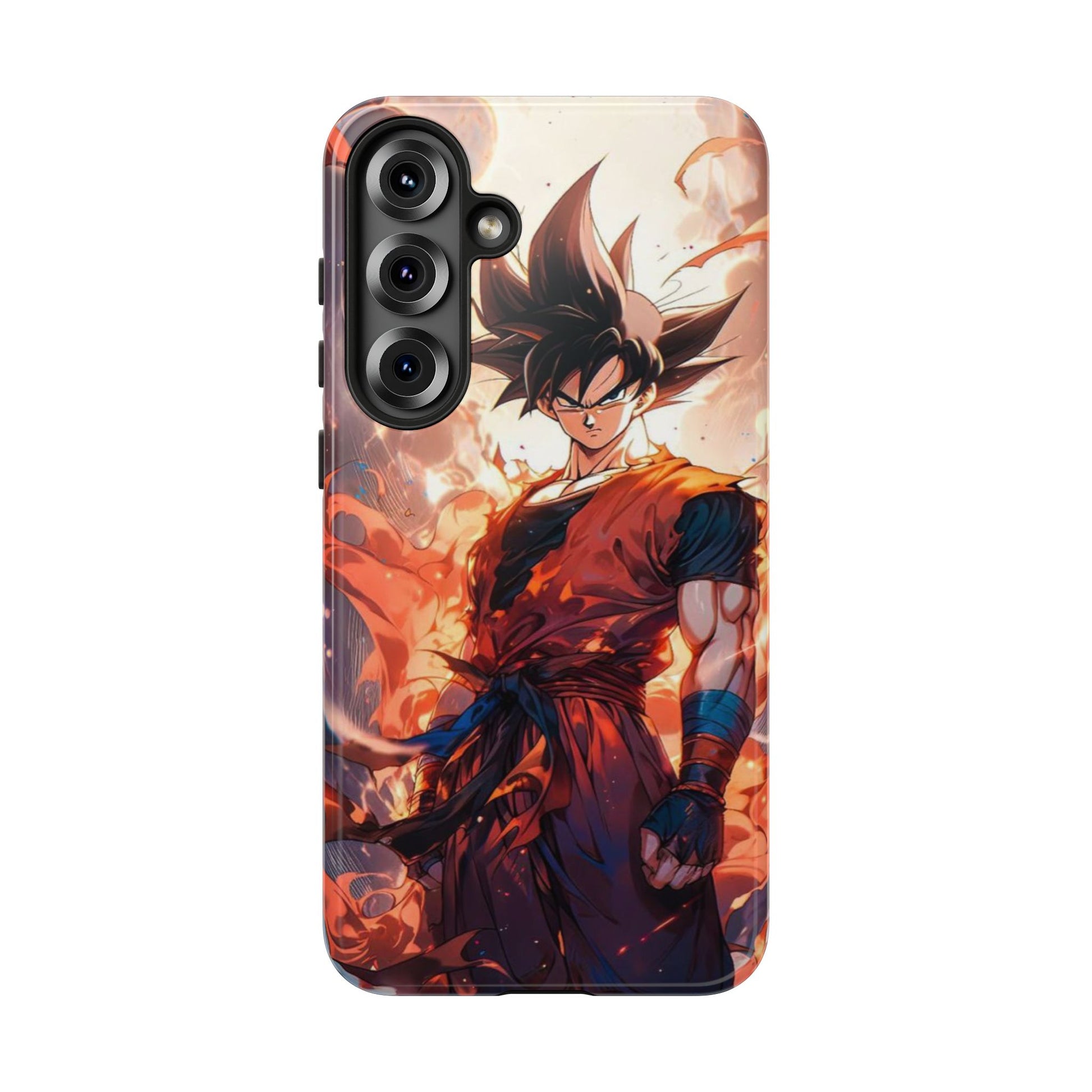 Anime Manga Dragon Ball Z Goku Tough Cases for iPhones, Samsung, and Pixel