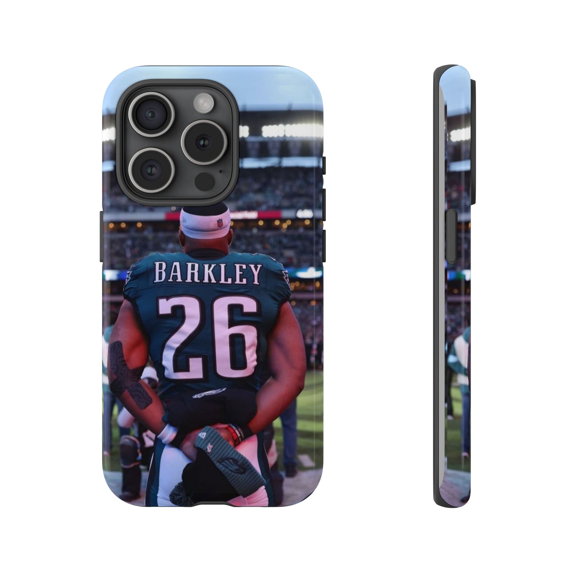 Eagles Football Saquon Barkley Tough Cases for iPhones, Samsung, and Pixel