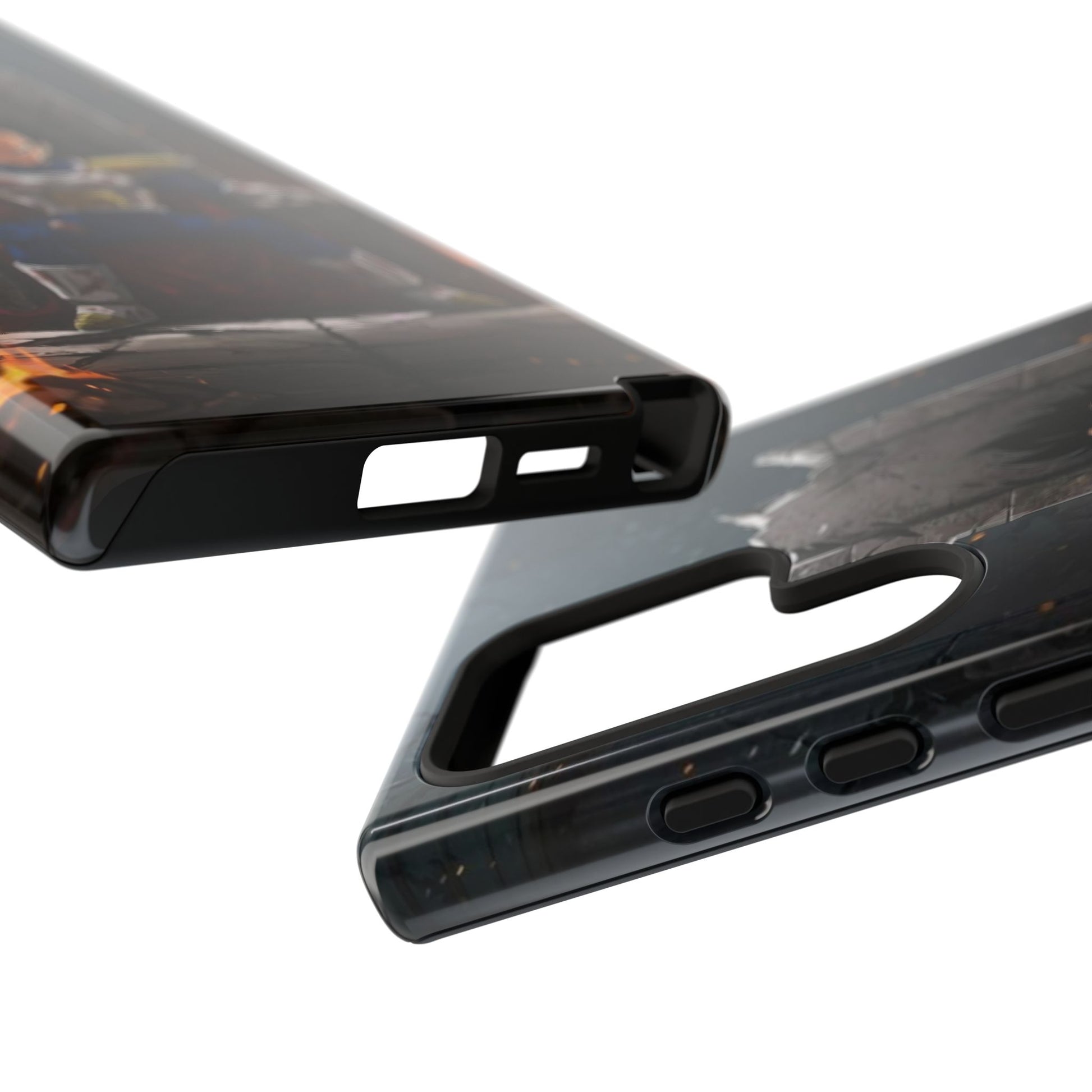 Vegeta on Throne DBZ Theme Tough Cases for iPhones, Samsung, and Pixel