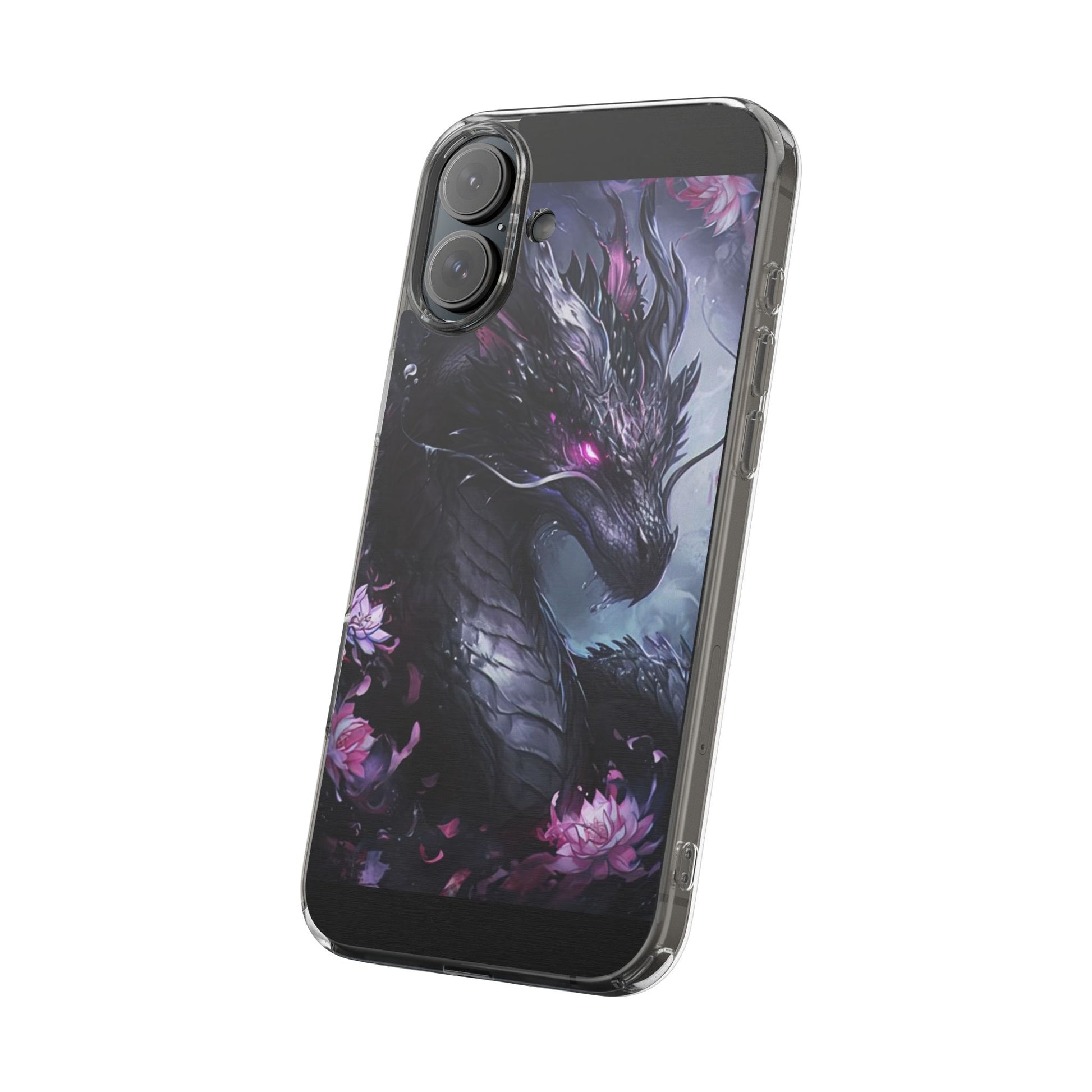 Phone Cases, Purple Dragon Design, iPhone Samsung Case, Protective Cover, Unique