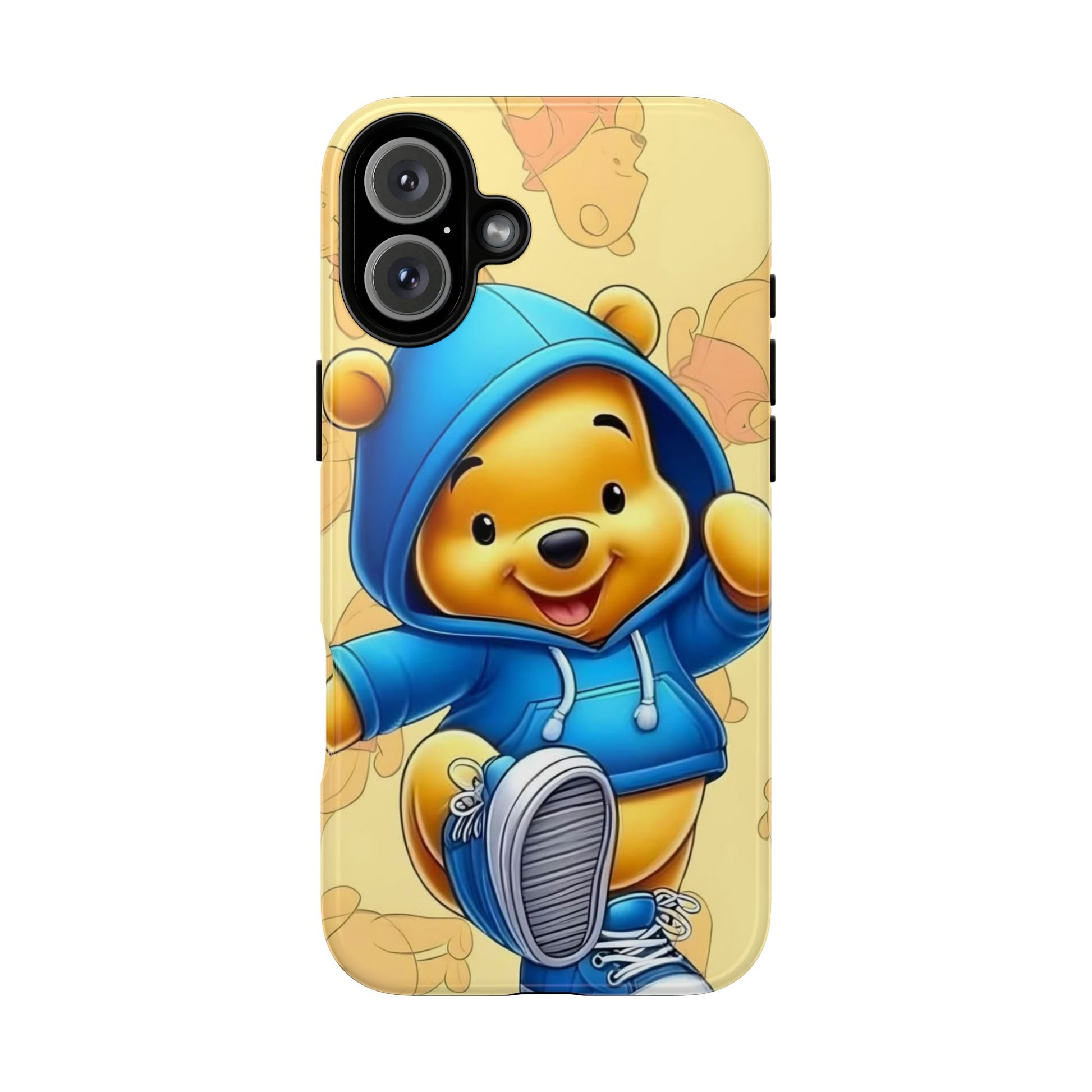 Cute Pooh Bear Phone Case, Tough Case