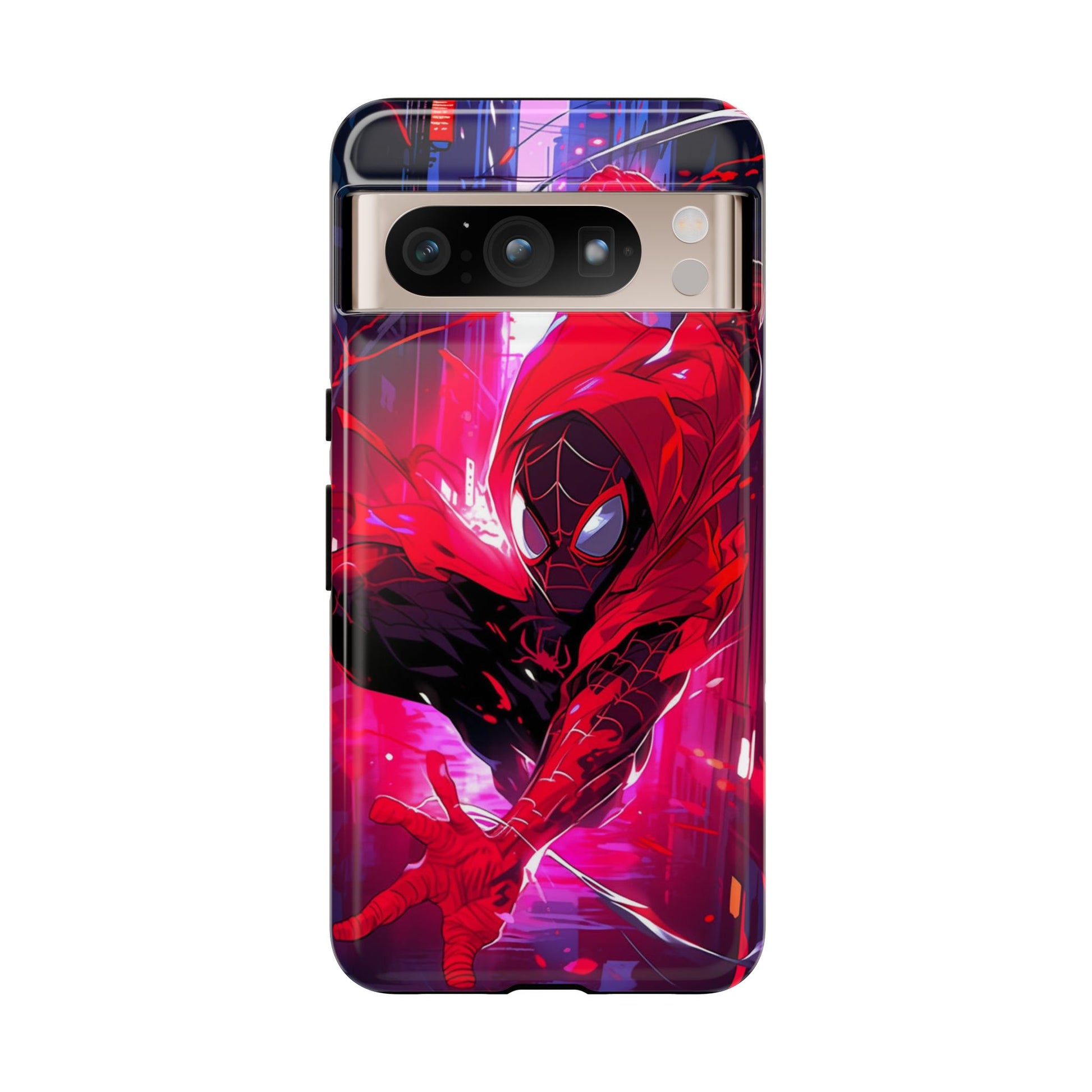 Miles Morales Spiderman Phone Case, Tough Cases for iPhones, Samsung, and Pixel
