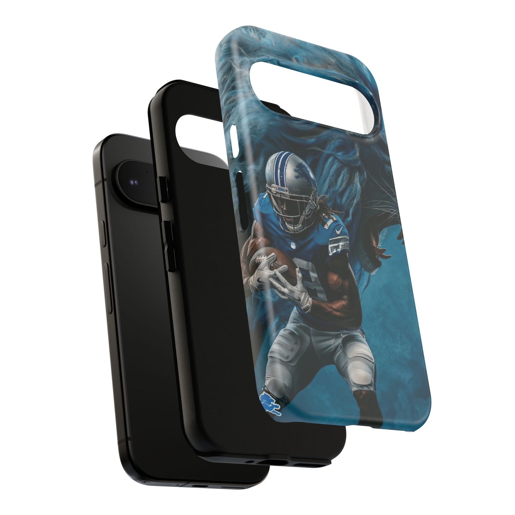 Detroit Lions Player Football Phone Case, Tough Cases for iPhones, Samsung, and Pixel
