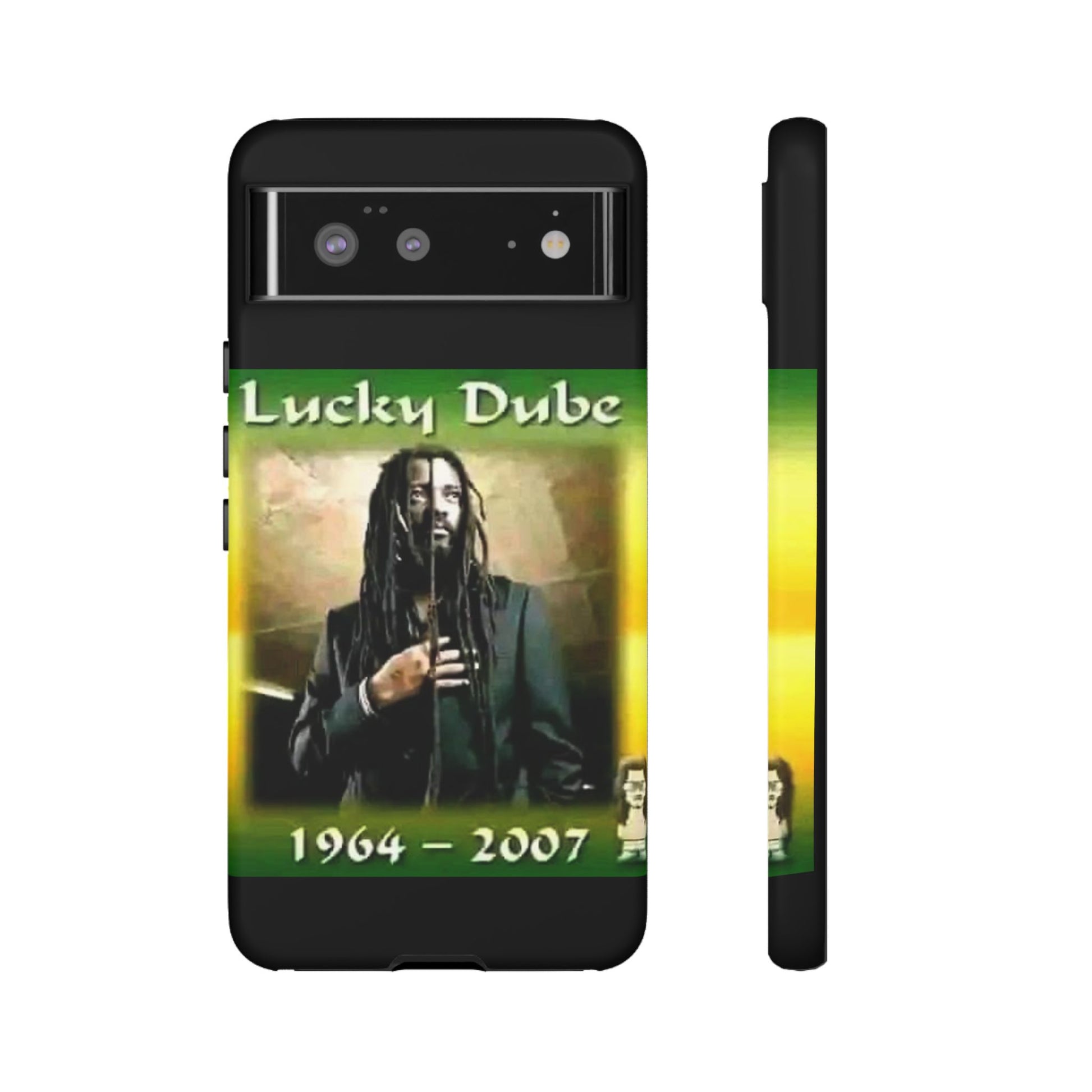Lucky Dube Tough Cases for iPhones, Samsung, and Pixel