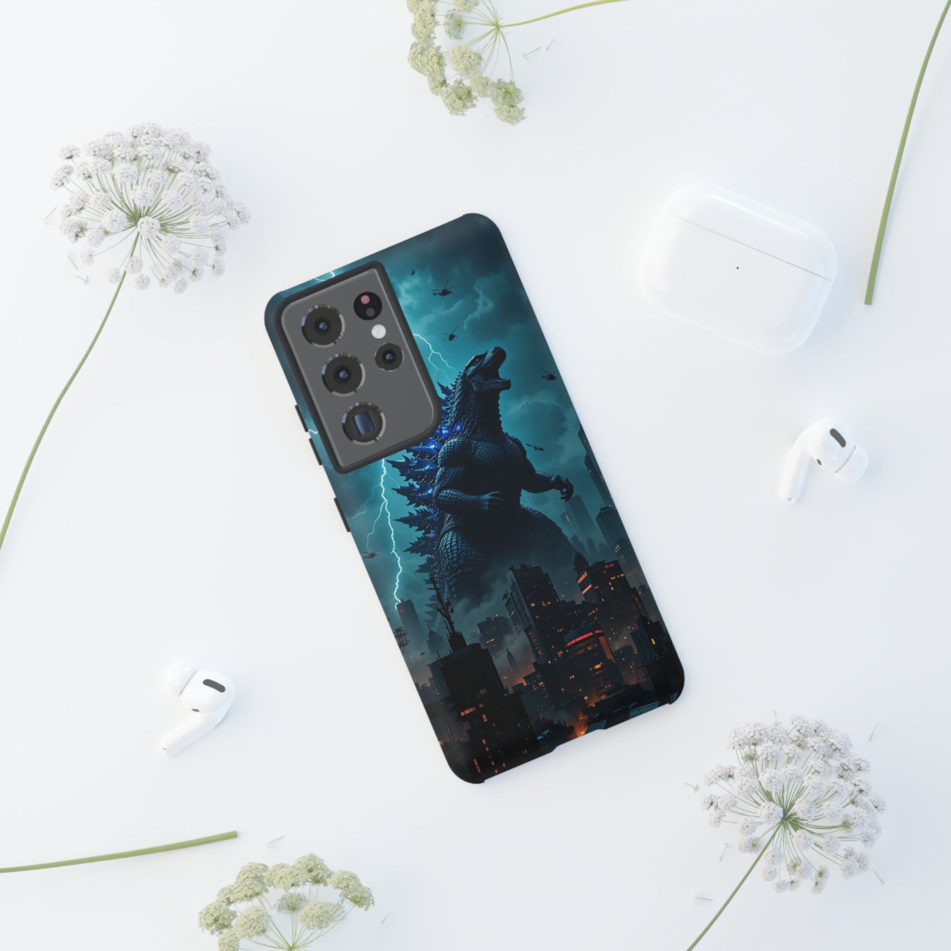 Godzilla Phone Case, Tough Cases for iPhones, Samsung, and Pixel