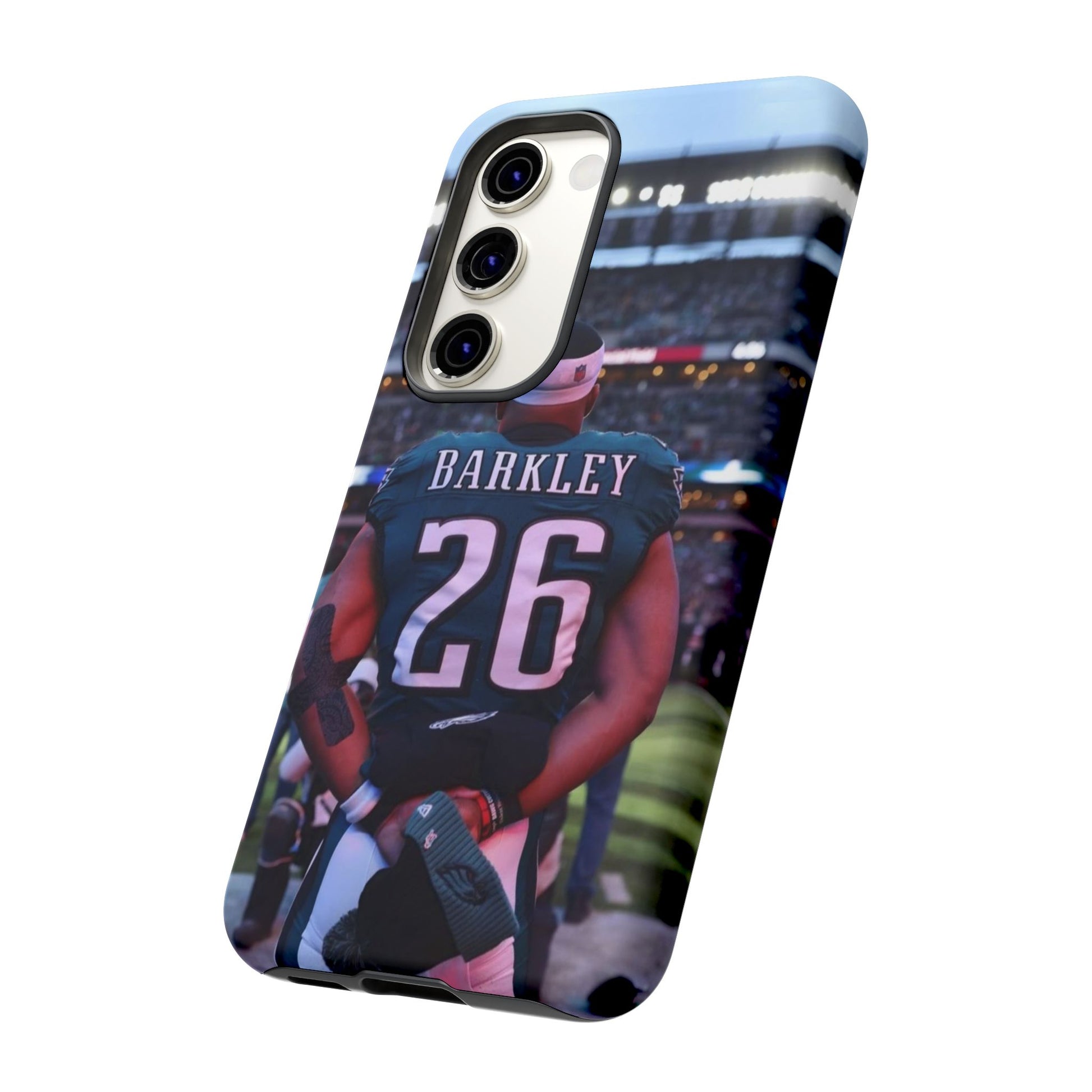 Eagles Football Saquon Barkley Tough Cases for iPhones, Samsung, and Pixel
