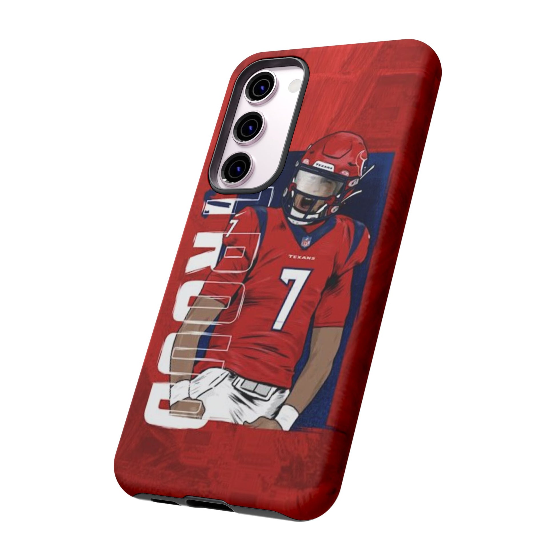 Houston Texans Football CJ Stroud Tough Cases for iPhones, Samsung, and Pixel