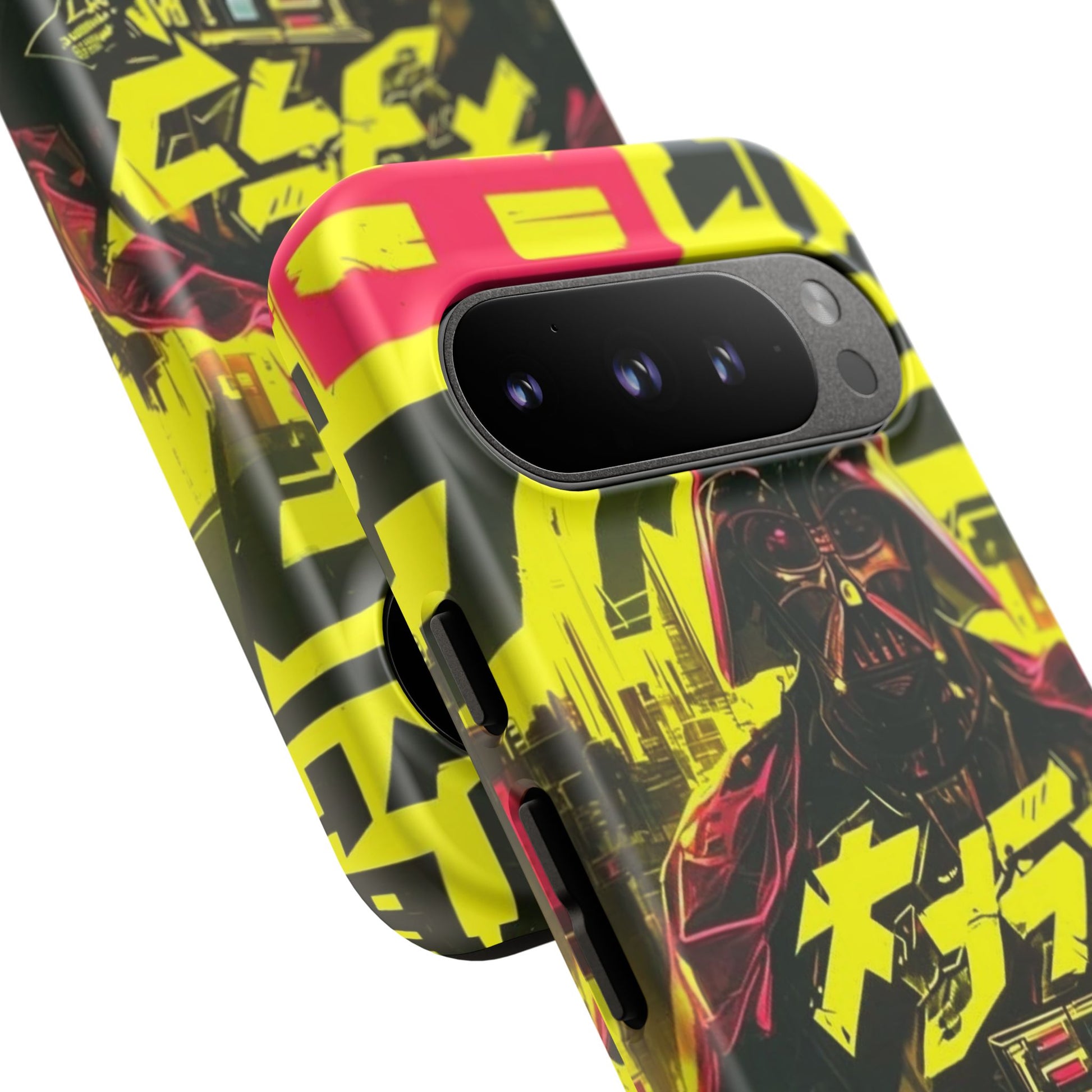 Cyberpunk X Vader Tough Cases for iPhones, Samsung, and Pixel