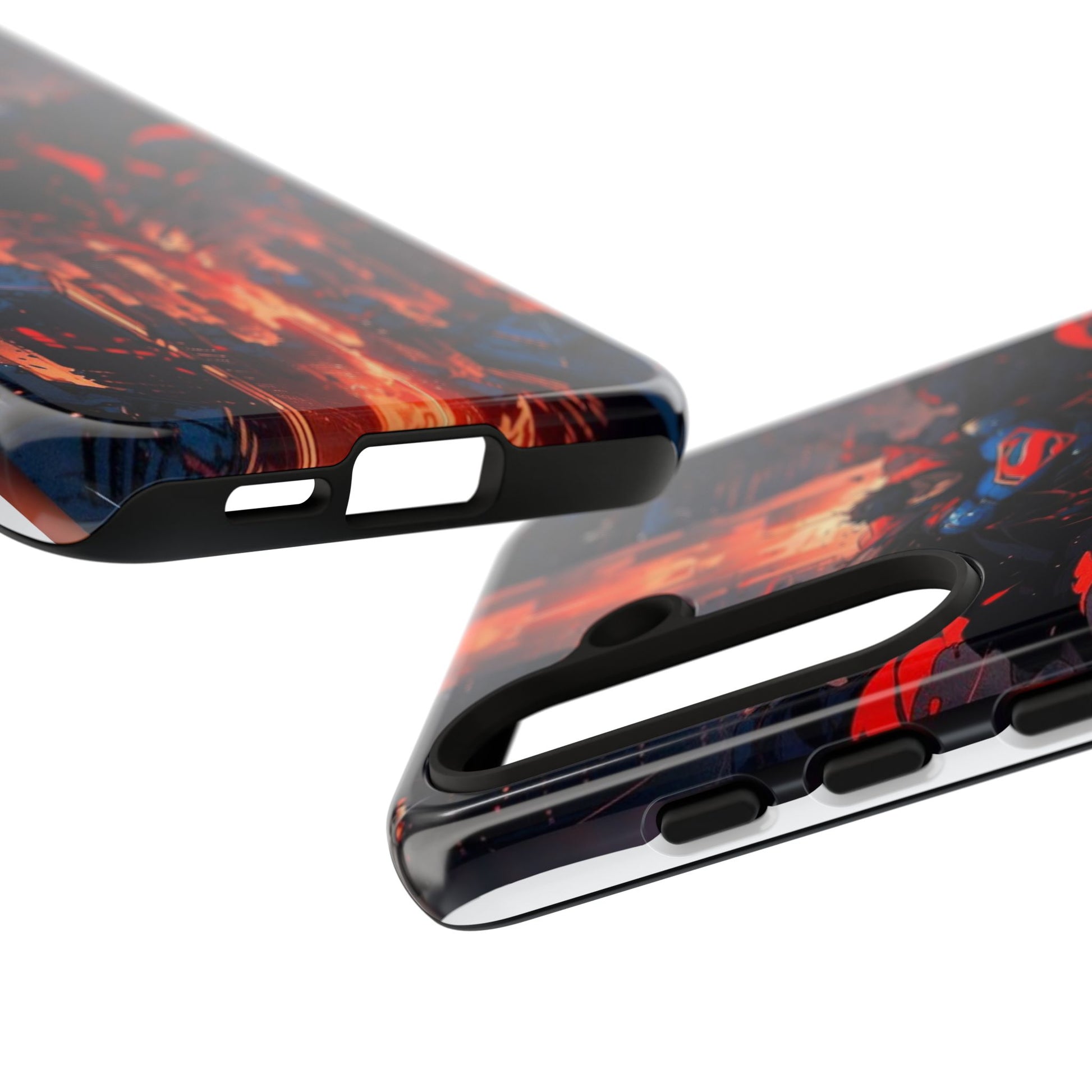 Anime Superman Tough Cases for iPhones, Samsung, and Pixel