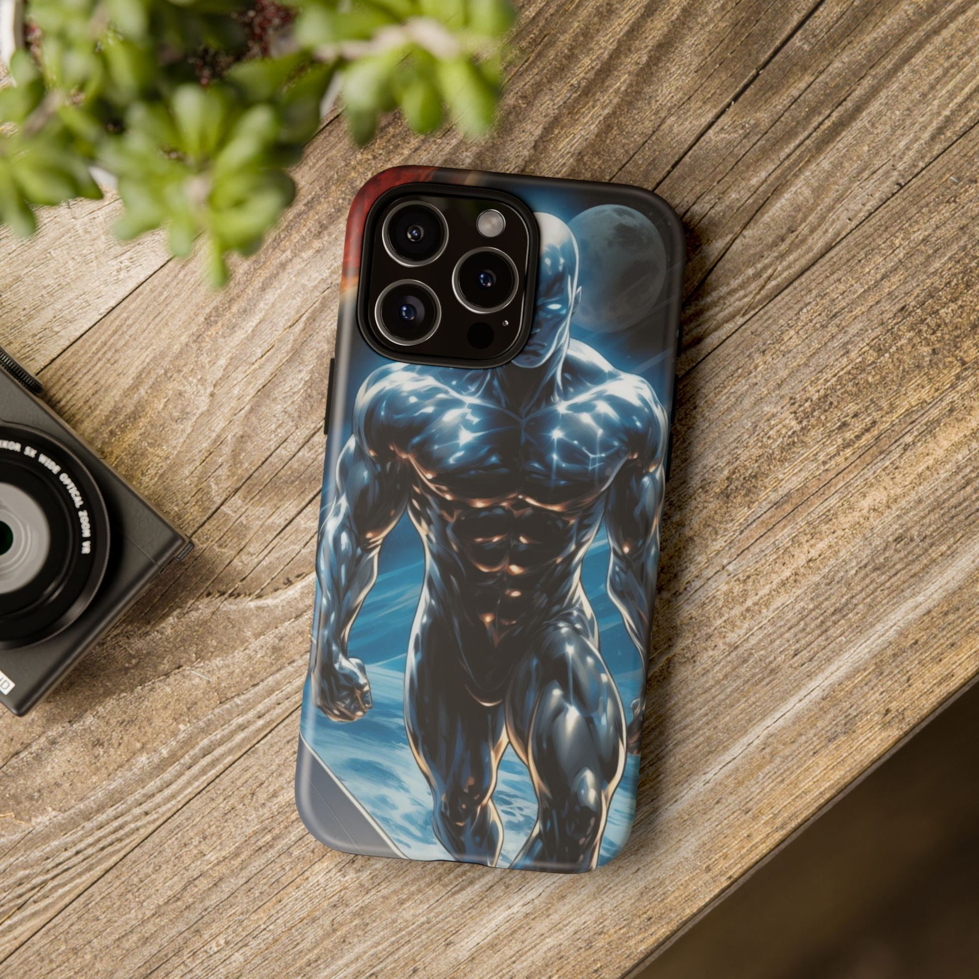The Silver Surfer Comic Art Phone Case, Tough Cases for iPhones, Samsung, and Pixel