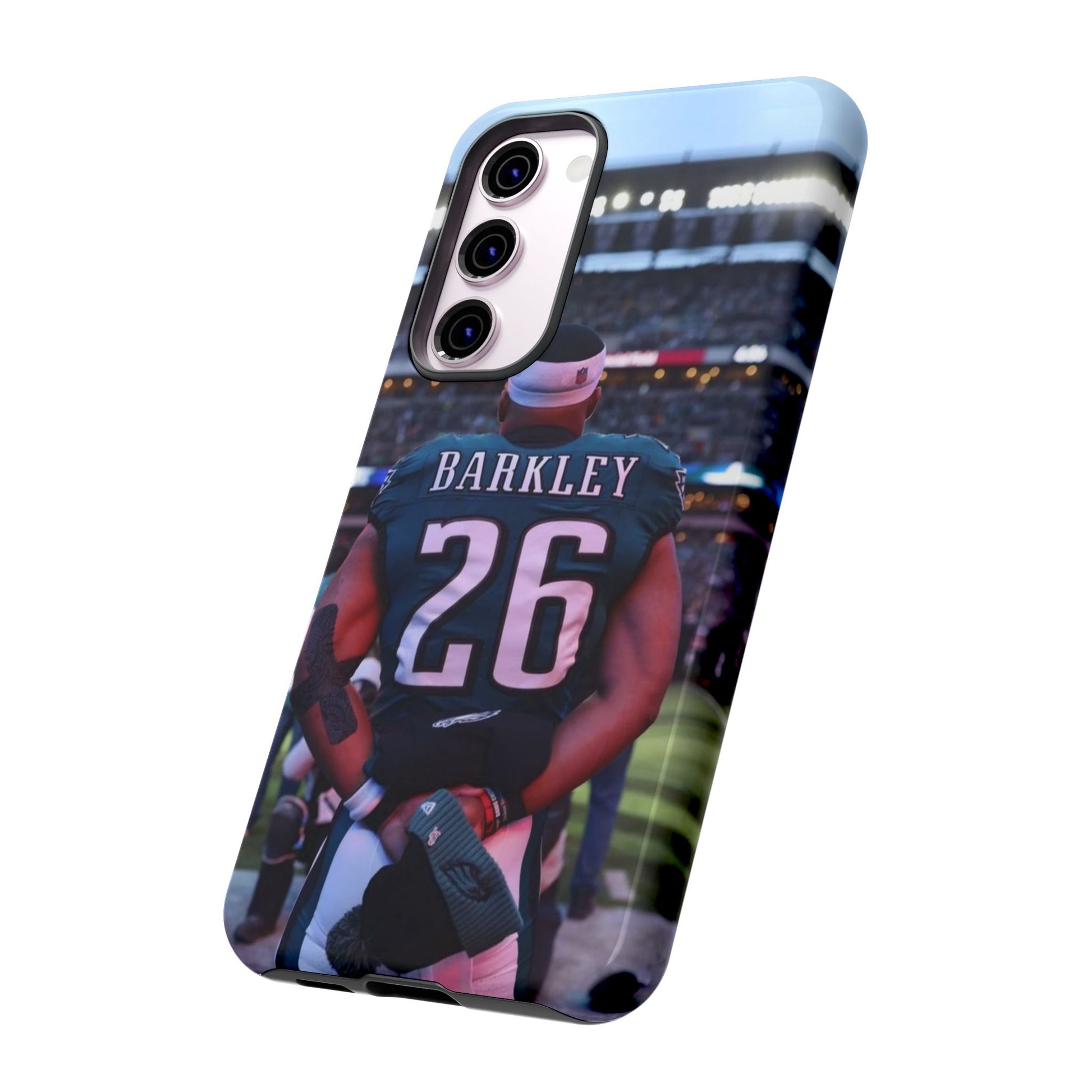 Eagles Football Saquon Barkley Tough Cases for iPhones, Samsung, and Pixel