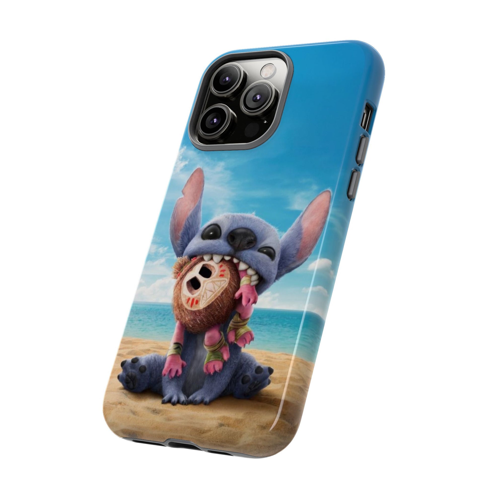 Stitch Beach Sunset Landscape Phone Case for iPhone, Samsung Galaxy, & Pixel Phones