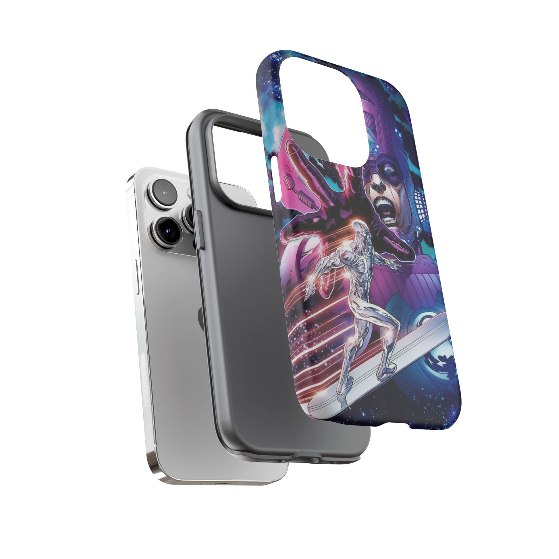 Galactus x Silver Surfer Marvel Phone Case, Tough Cases for iPhones, Samsung, and Pixel
