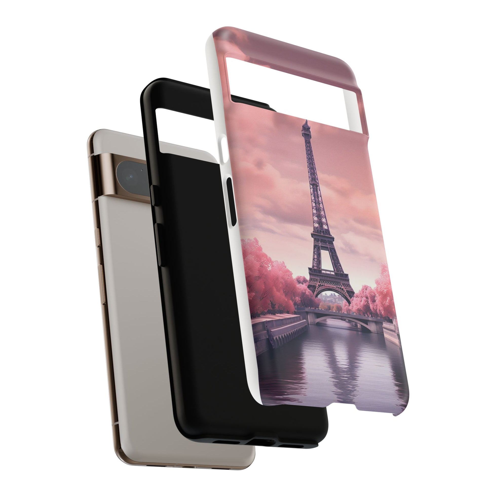 Eiffel Tower Paris Tough Cases for iPhones, Samsung, and Pixel