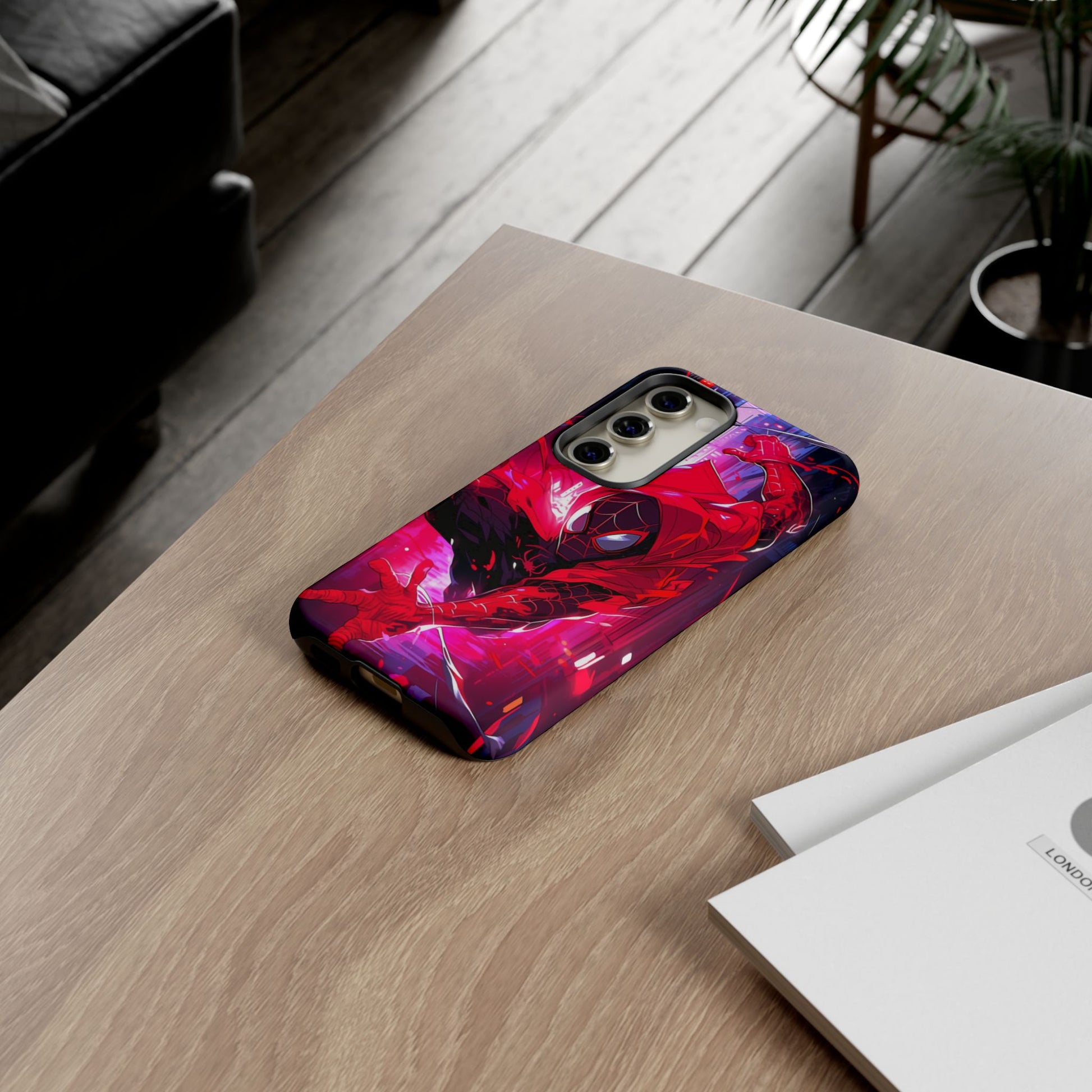 Miles Morales Spiderman Phone Case, Tough Cases for iPhones, Samsung, and Pixel