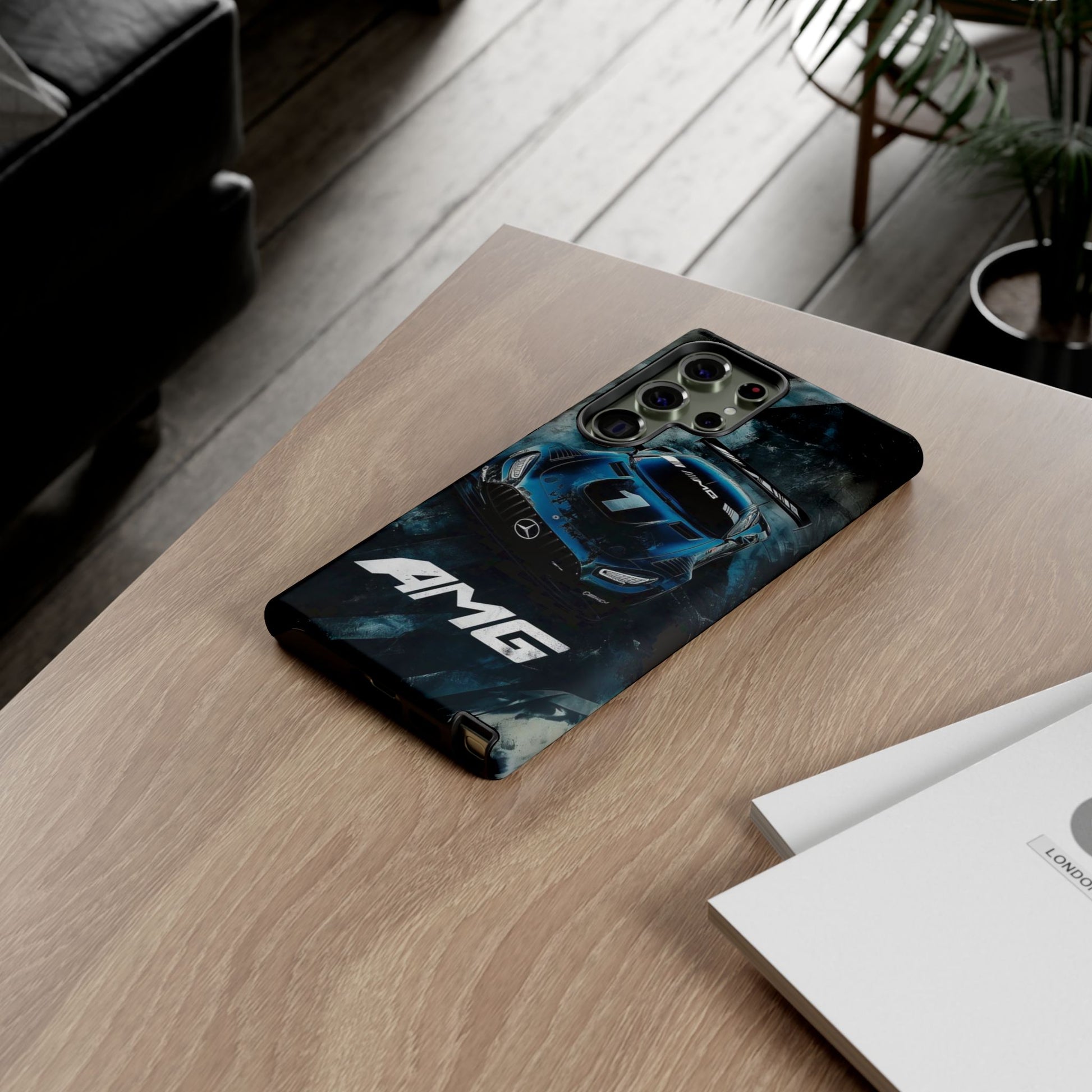 Mercedes AMG Racing Car Tough Cases for iPhones, Samsung, and Pixel