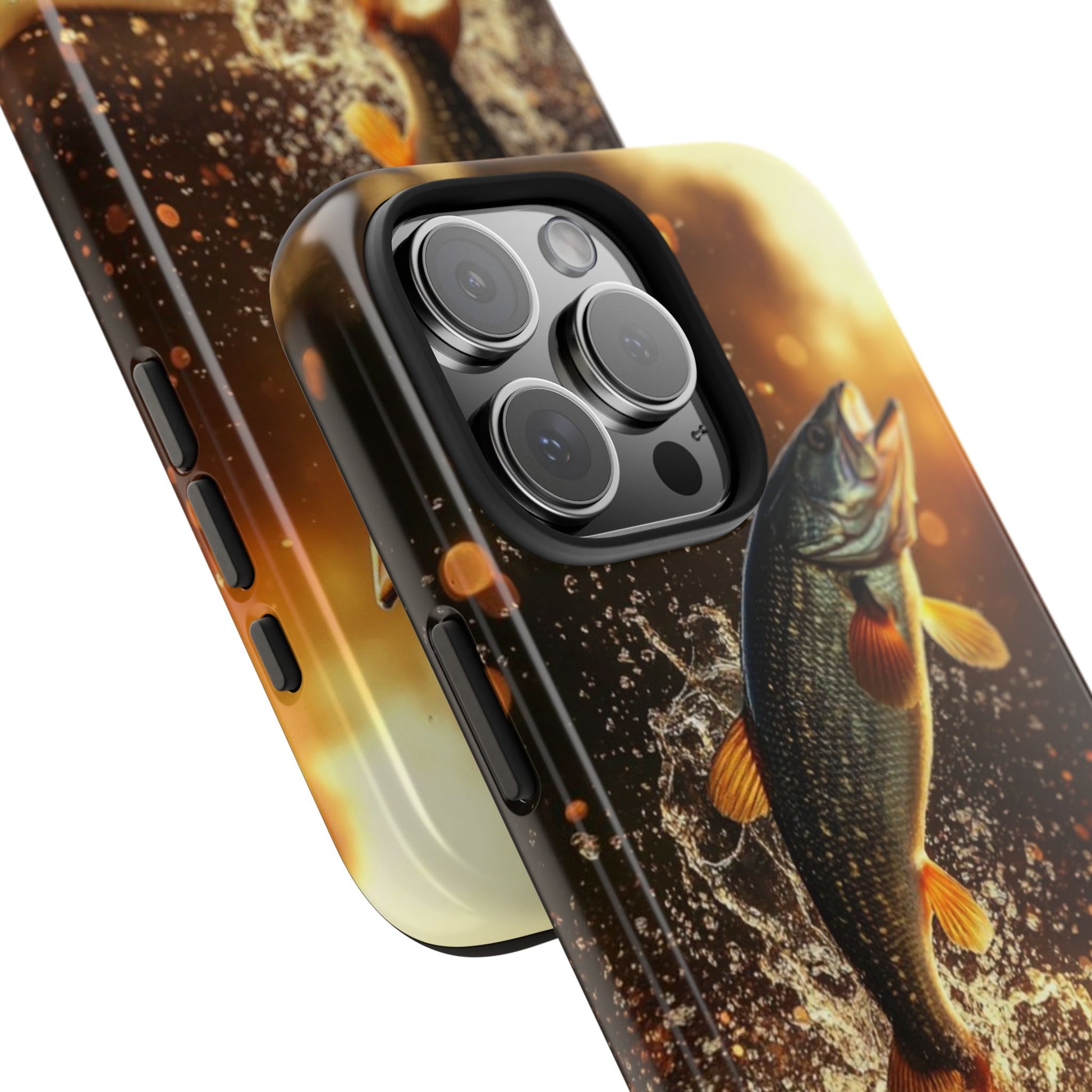 Jumping Bass Fish Theme Phone Cases for iPhones & Samsung Phones